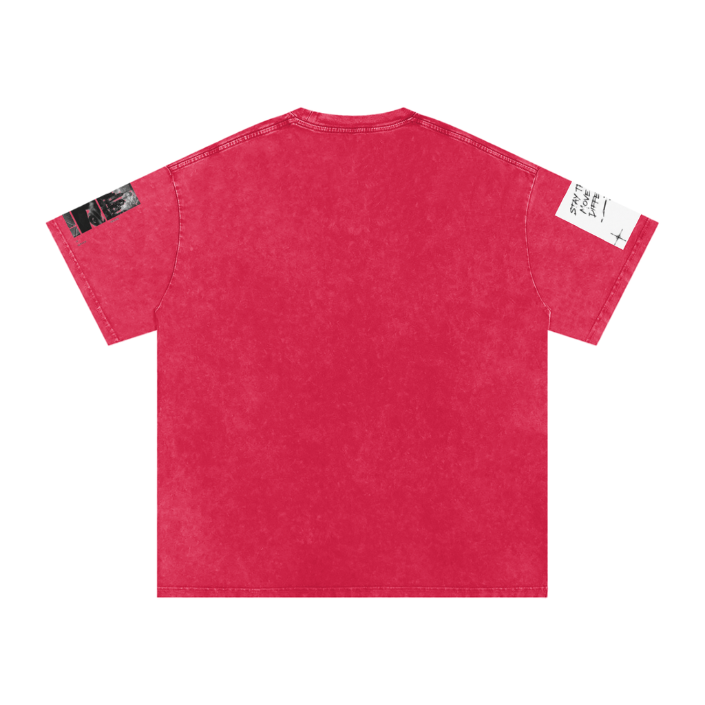 A1 Lifestyle Co. Snow Washed Oversized Cotton T-Shirt
