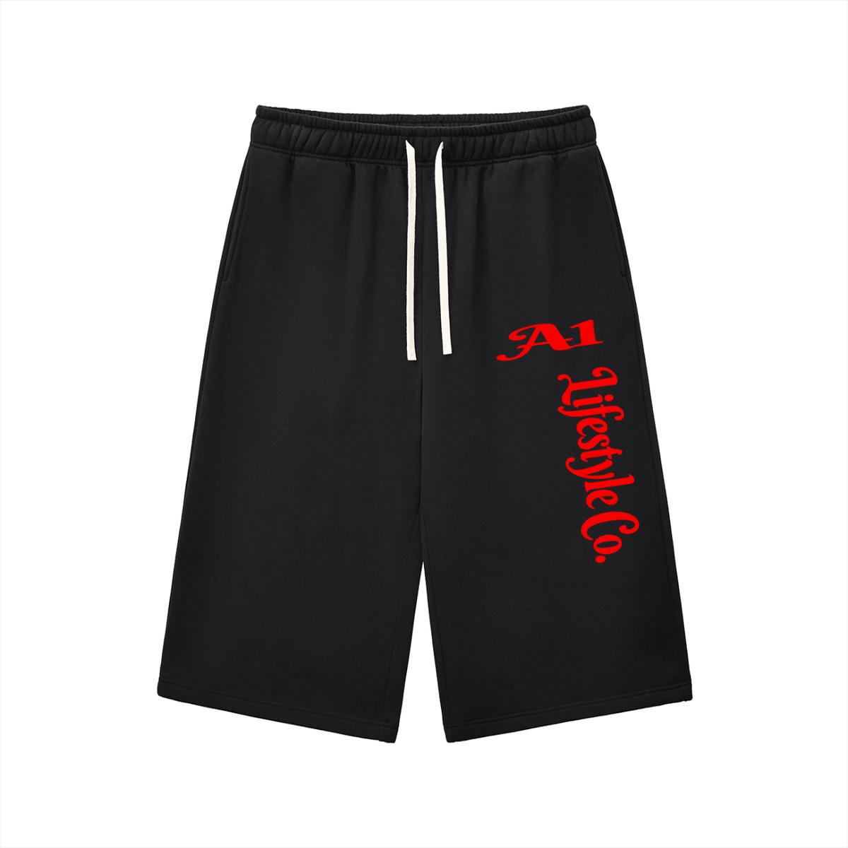 Relaxed Drawstring Three-quarter Men's Sweatpants