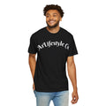 Mens Garment-Dyed Iced Out Skeleton A1 Lifestyle Co. T-shirt