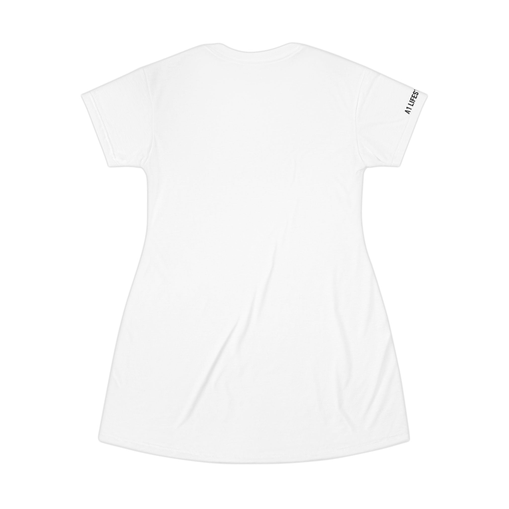Certified Queen A1 Lifestyle Co. T-Shirt Dress – Rose Graphic Empowerment Tee Dress