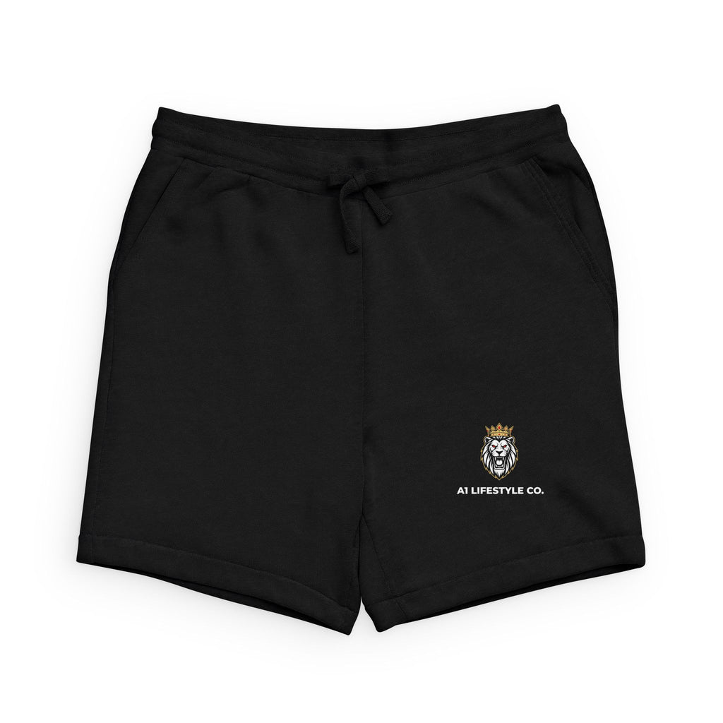 Embroidered Lion Logo Sweatshorts — AI Lifestyle Co. Casual Shorts