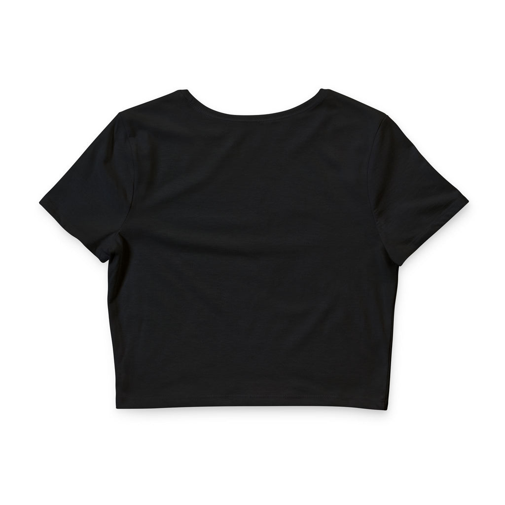 Queens Don't Fold Crop Tee — A1 Lifestyle Co. Feminist Statement Graphic Top