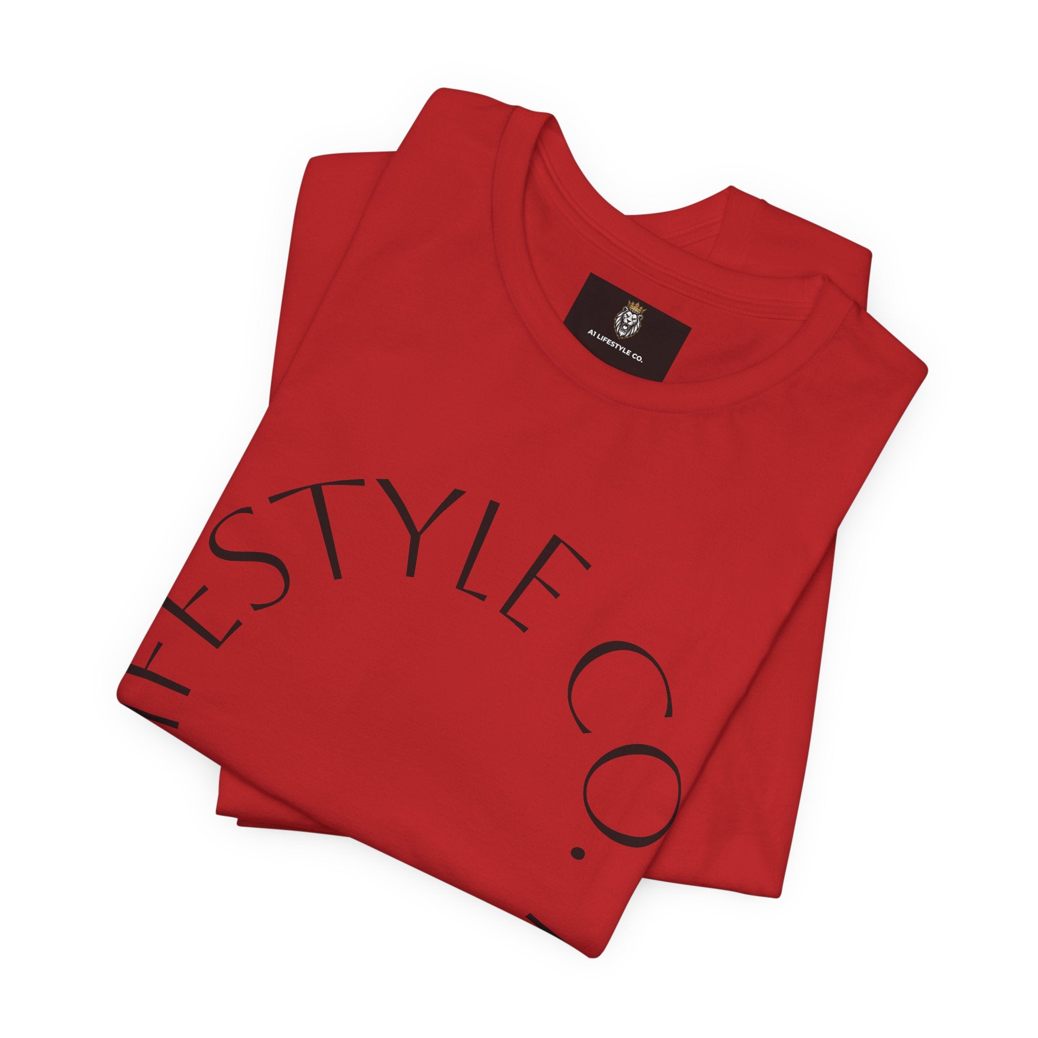 Circular 'A1 LIFESTYLE CO. TRIBE.' Minimal Logo Tee