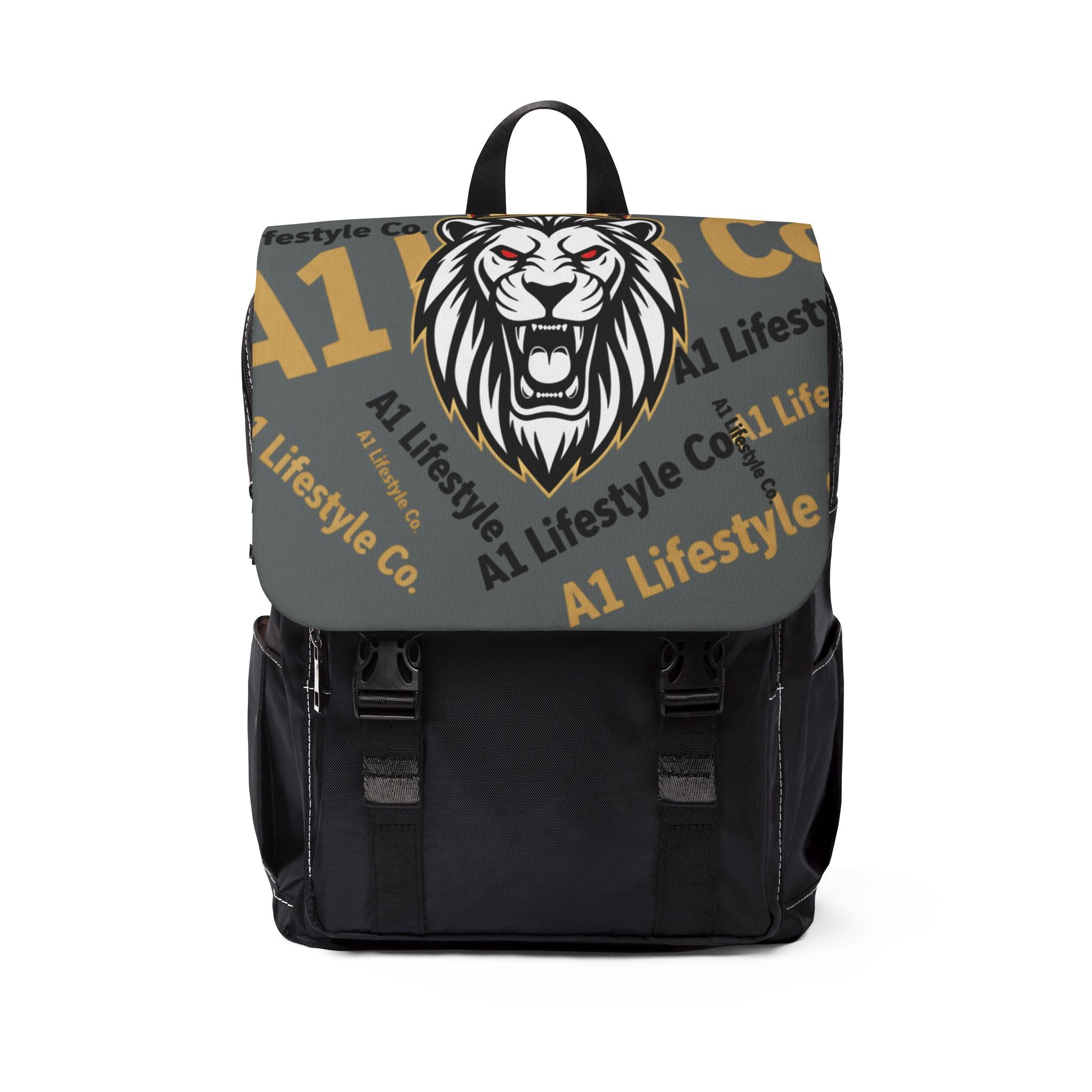 Lion Crest Shoulder Backpack — A1 Lifestyle Co. Casual Backpack
