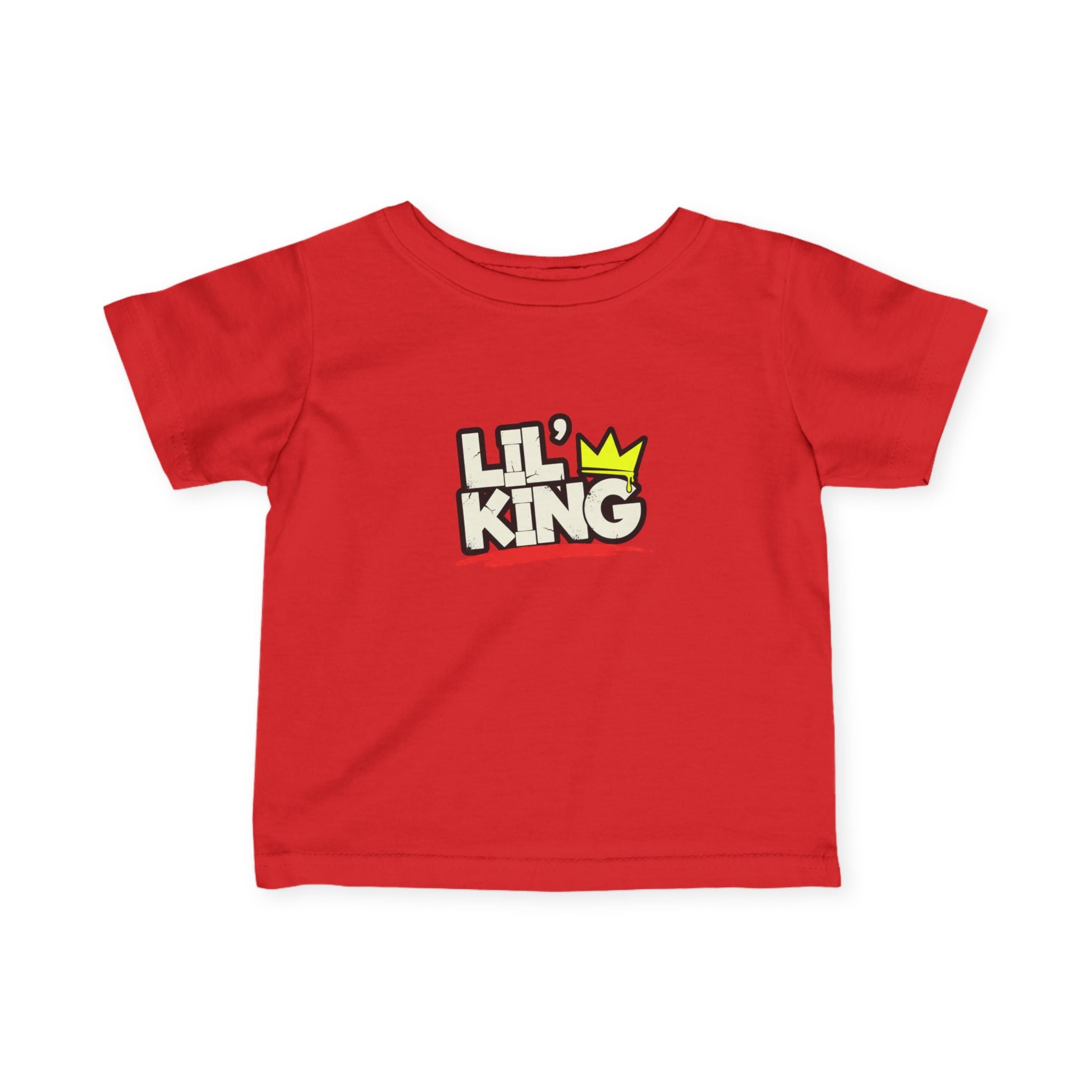 Infant Tee - "Lil' King" Crown Graphic Baby Shirt