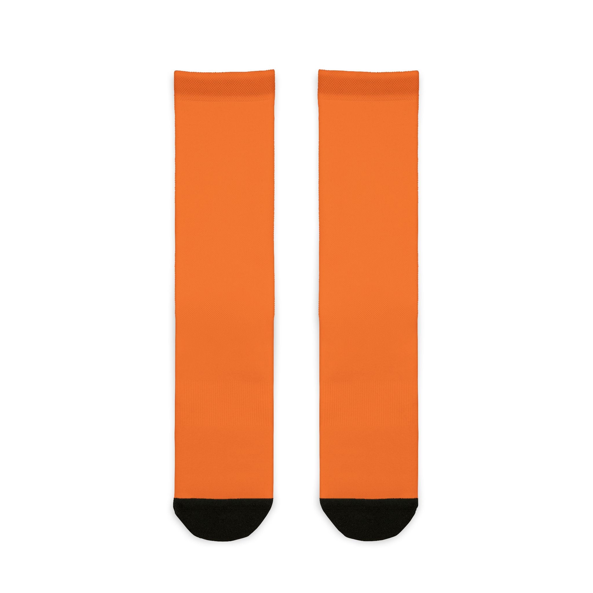 Orange A1 Lifestyle Co. Crew Socks