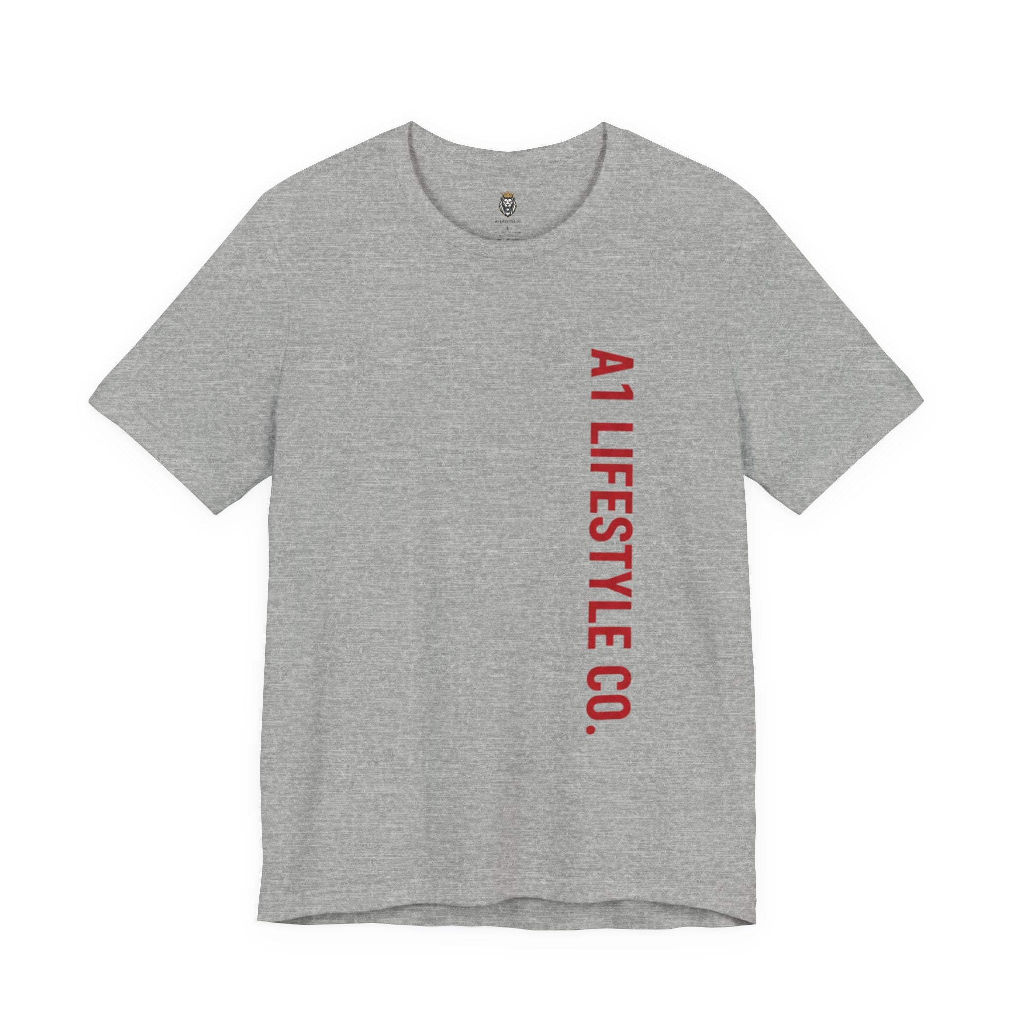 A1 Lifestyle Co. Dice Stack Graphic Tee — Retro Red Gaming T-Shirt