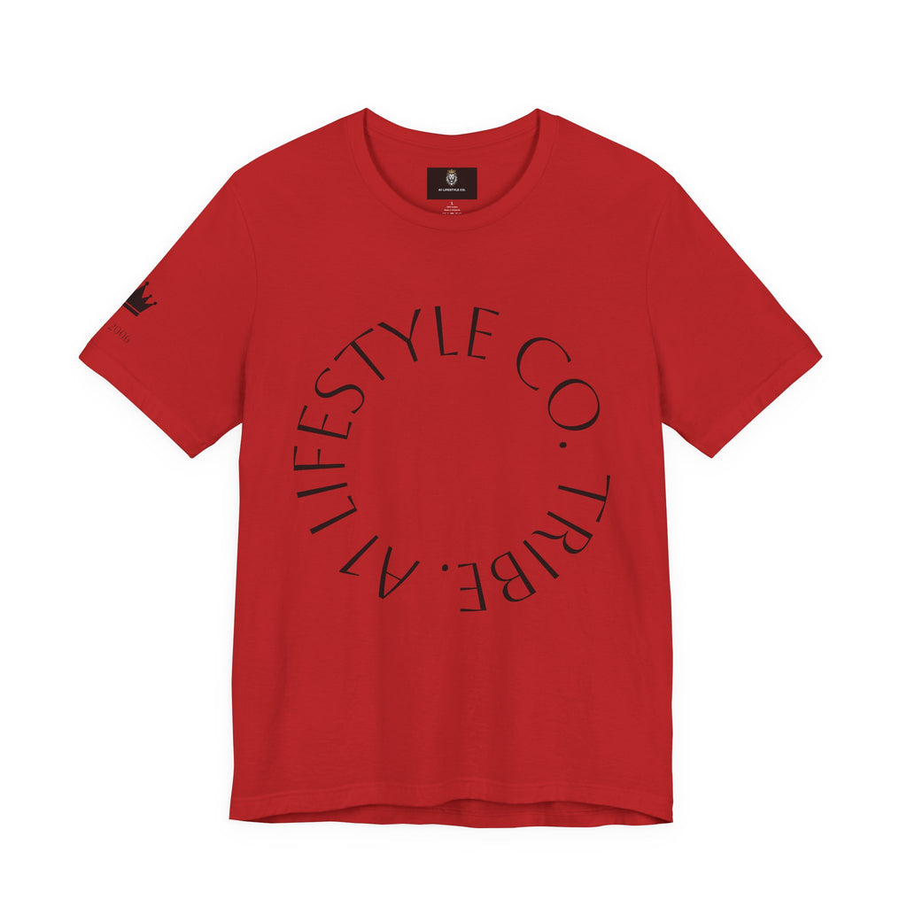 Circular 'A1 LIFESTYLE CO. TRIBE.' Minimal Logo Tee