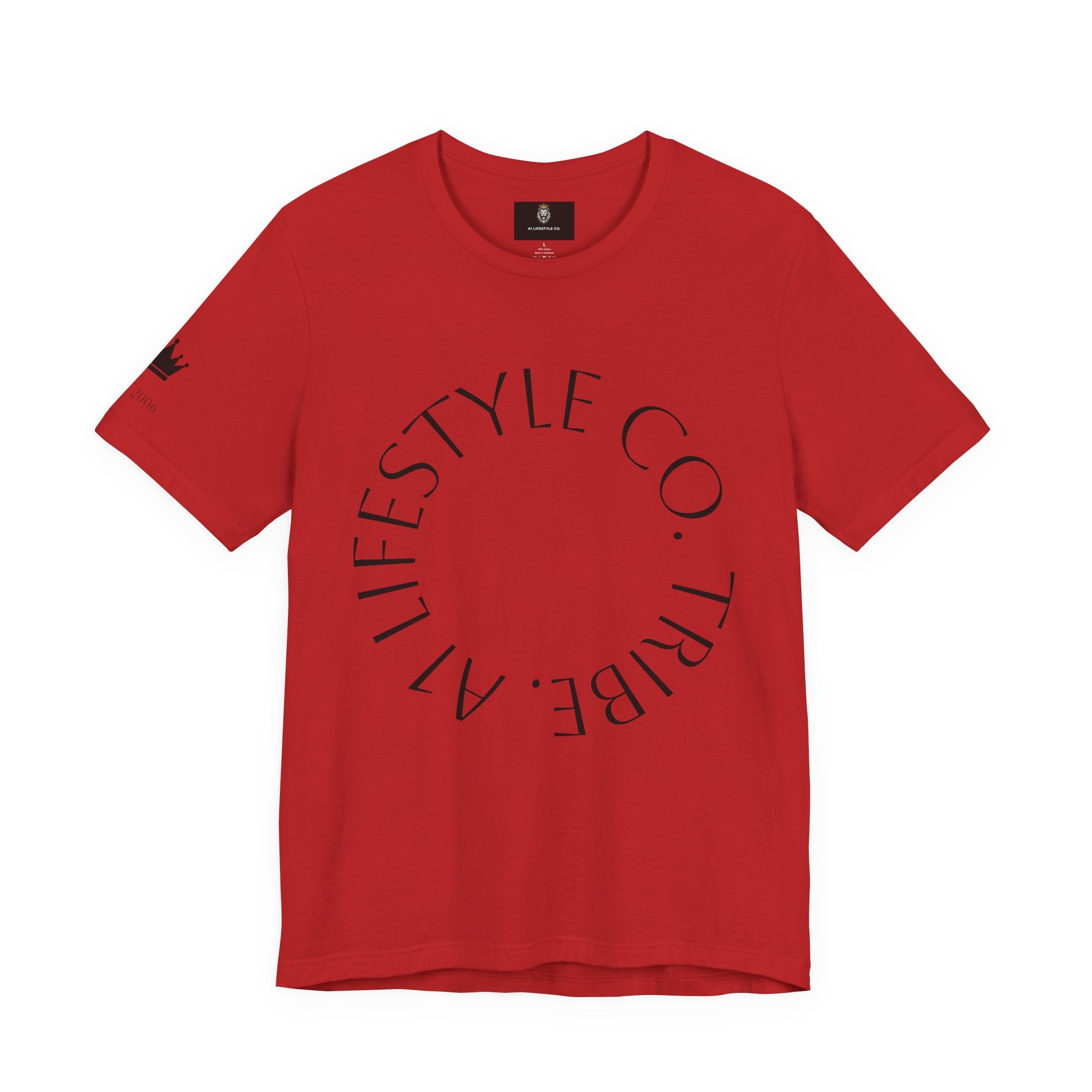 Circular 'A1 LIFESTYLE CO. TRIBE.' Minimal Logo Tee