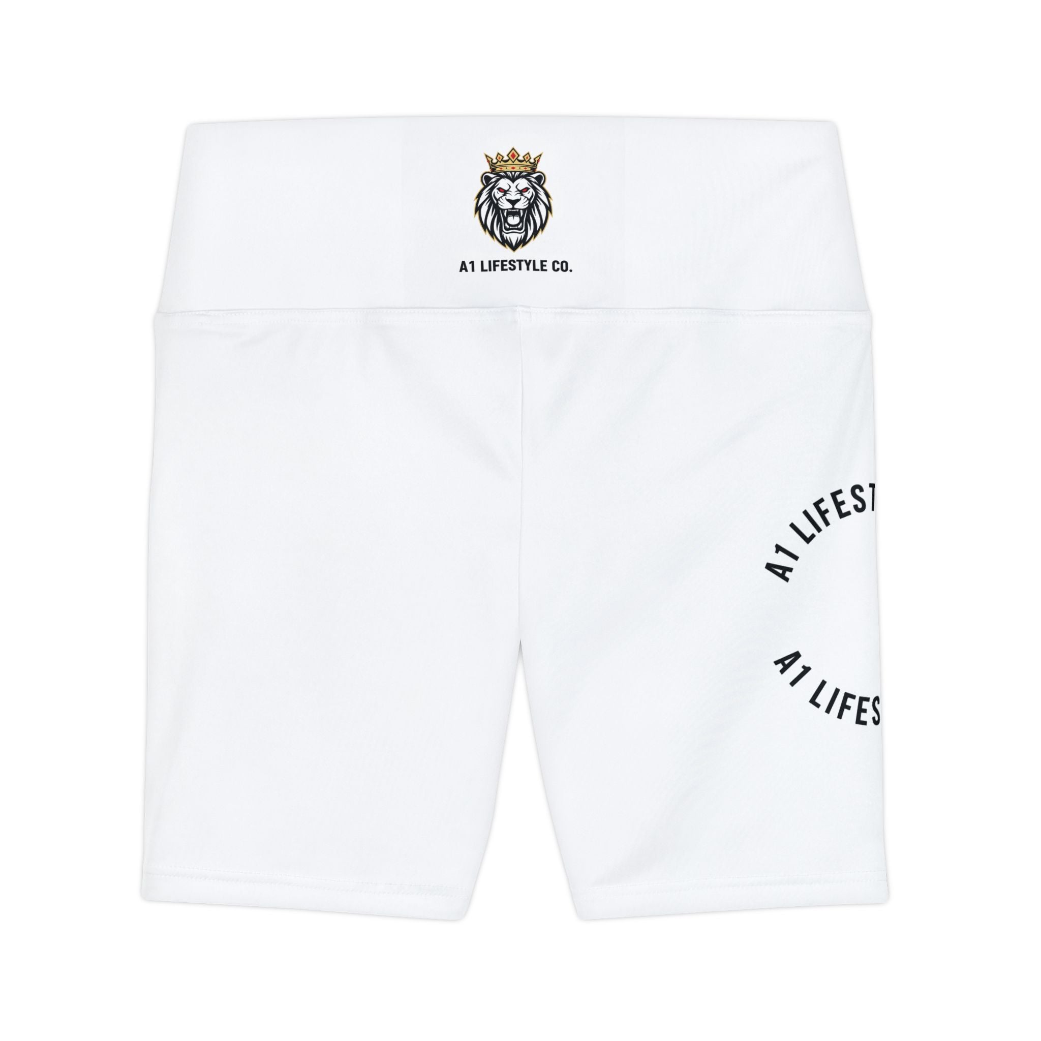 Women’s Workout Shorts — A1 Lifestyle Co. Lion Logo Biker Shorts