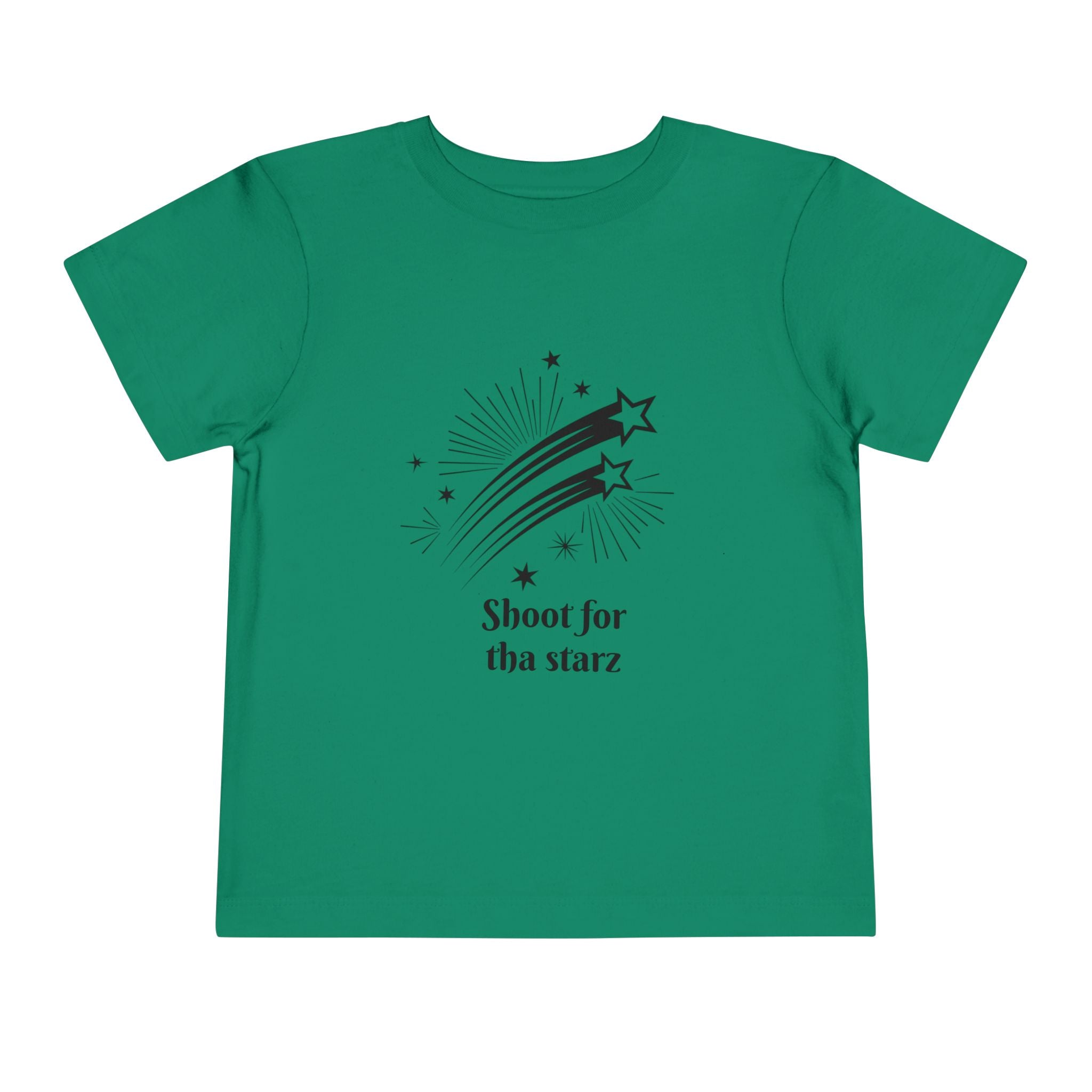 Toddler Tee — "A1 Lifestyle Co." Front with "Shoot for the Starz" Back