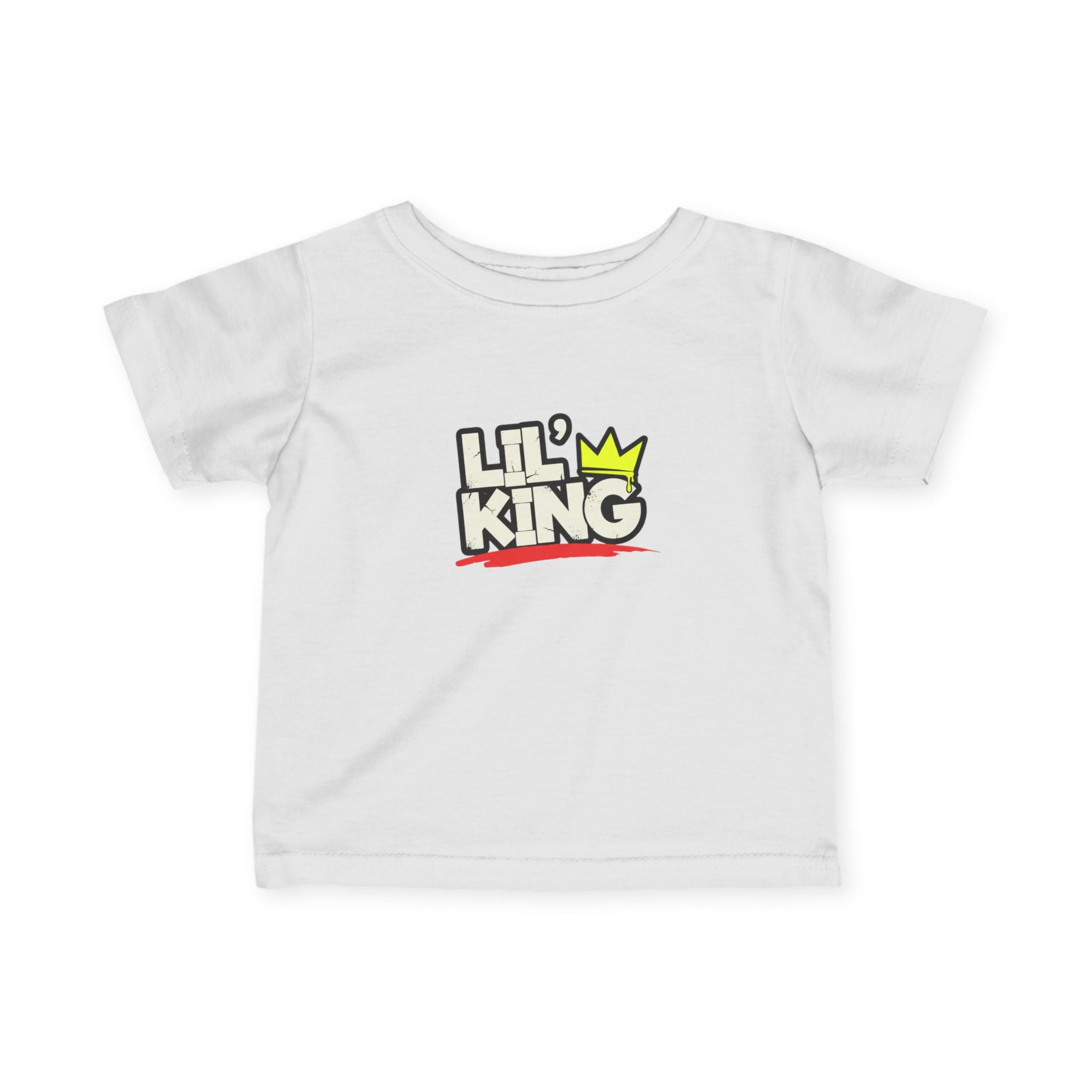 Infant Tee - "Lil' King" Crown Graphic Baby Shirt