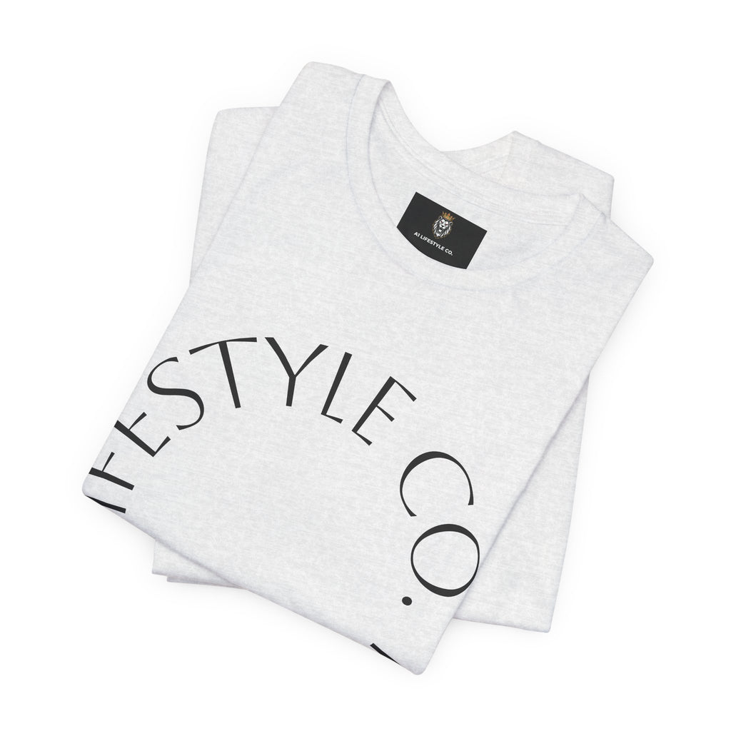Circular 'A1 LIFESTYLE CO. TRIBE.' Minimal Logo Tee