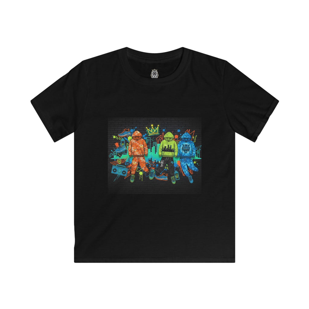 Kids Tee — Neon Astronauts Space Adventure A1 Lifestyle Co. Graphic Shirt