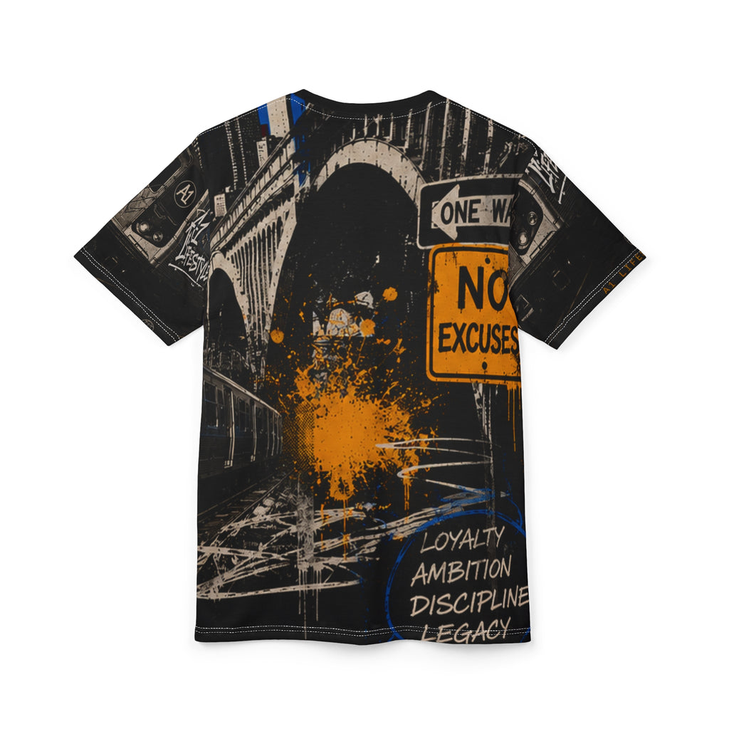 A1 Lifestyle Co. All Over Print Streetwear Graphic T-Shirt