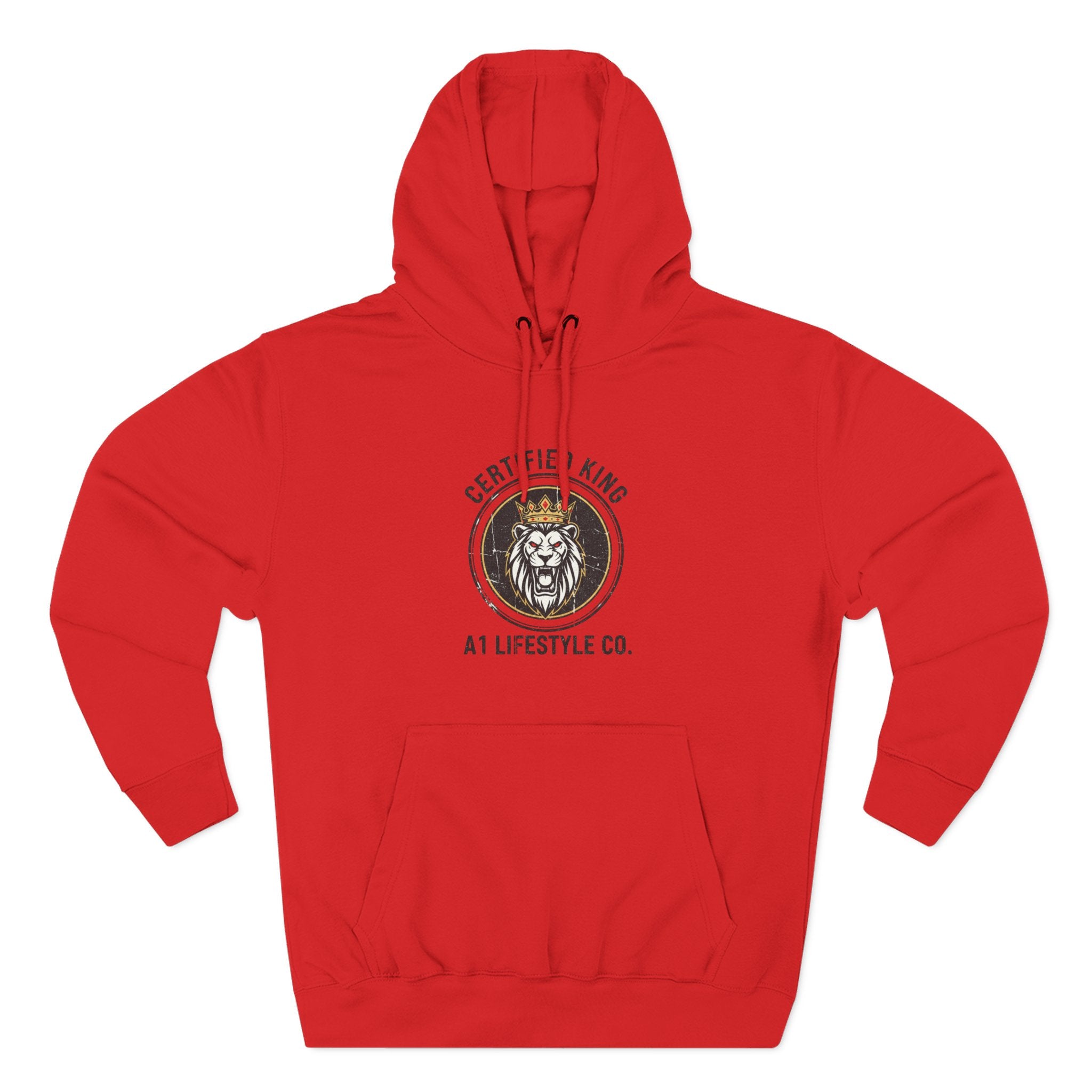Certifies — A1 Lifestyle Co. Crowned Lion Graphic Pullover