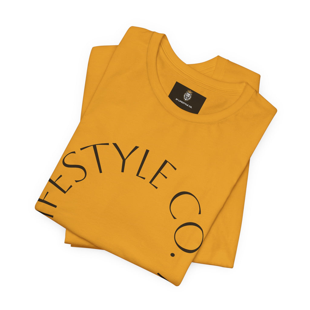 Circular 'A1 LIFESTYLE CO. TRIBE.' Minimal Logo Tee