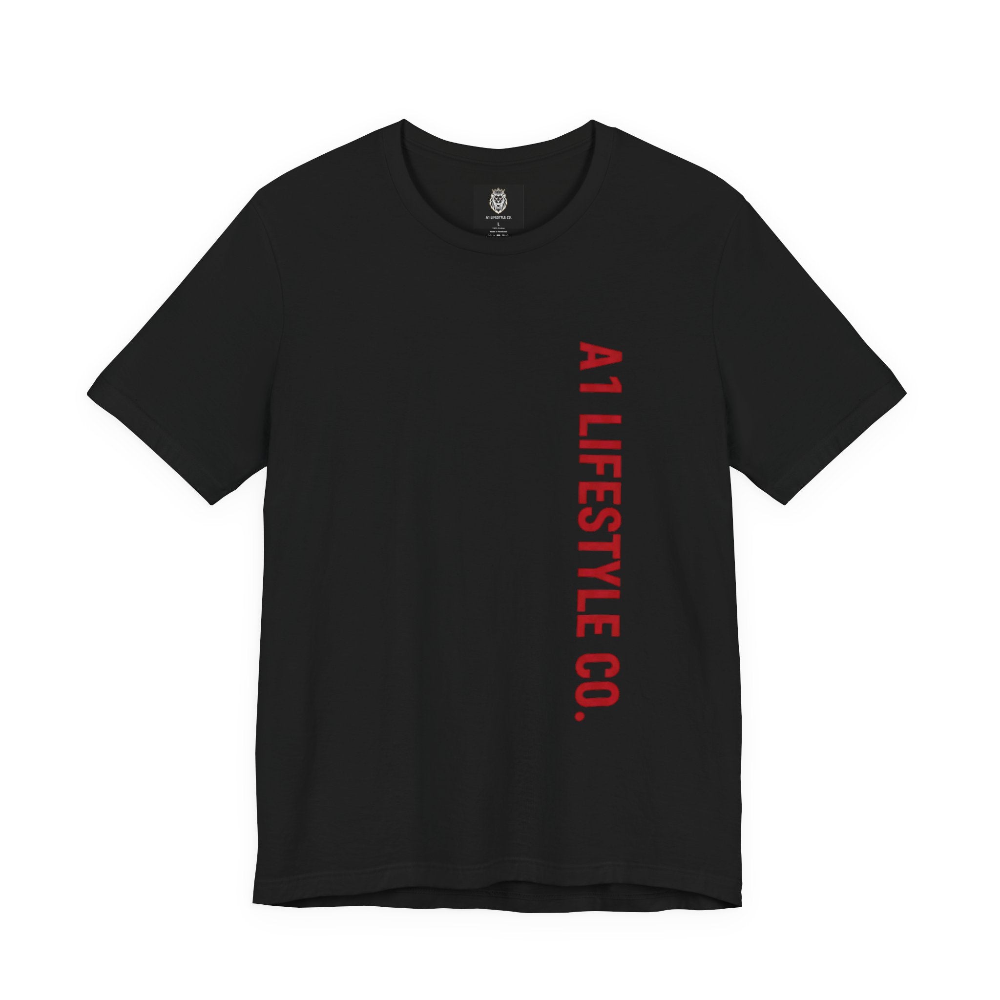 A1 Lifestyle Co. Dice Stack Graphic Tee — Retro Red Gaming T-Shirt