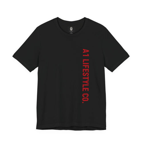 A1 Lifestyle Co. Dice Stack Graphic Tee — Retro Red Gaming T-Shirt
