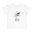 Toddler Tee — "A1 Lifestyle Co." Front with "Shoot for the Starz" Back