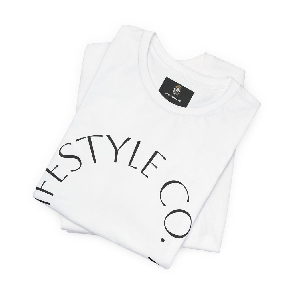 Circular 'A1 LIFESTYLE CO. TRIBE.' Minimal Logo Tee