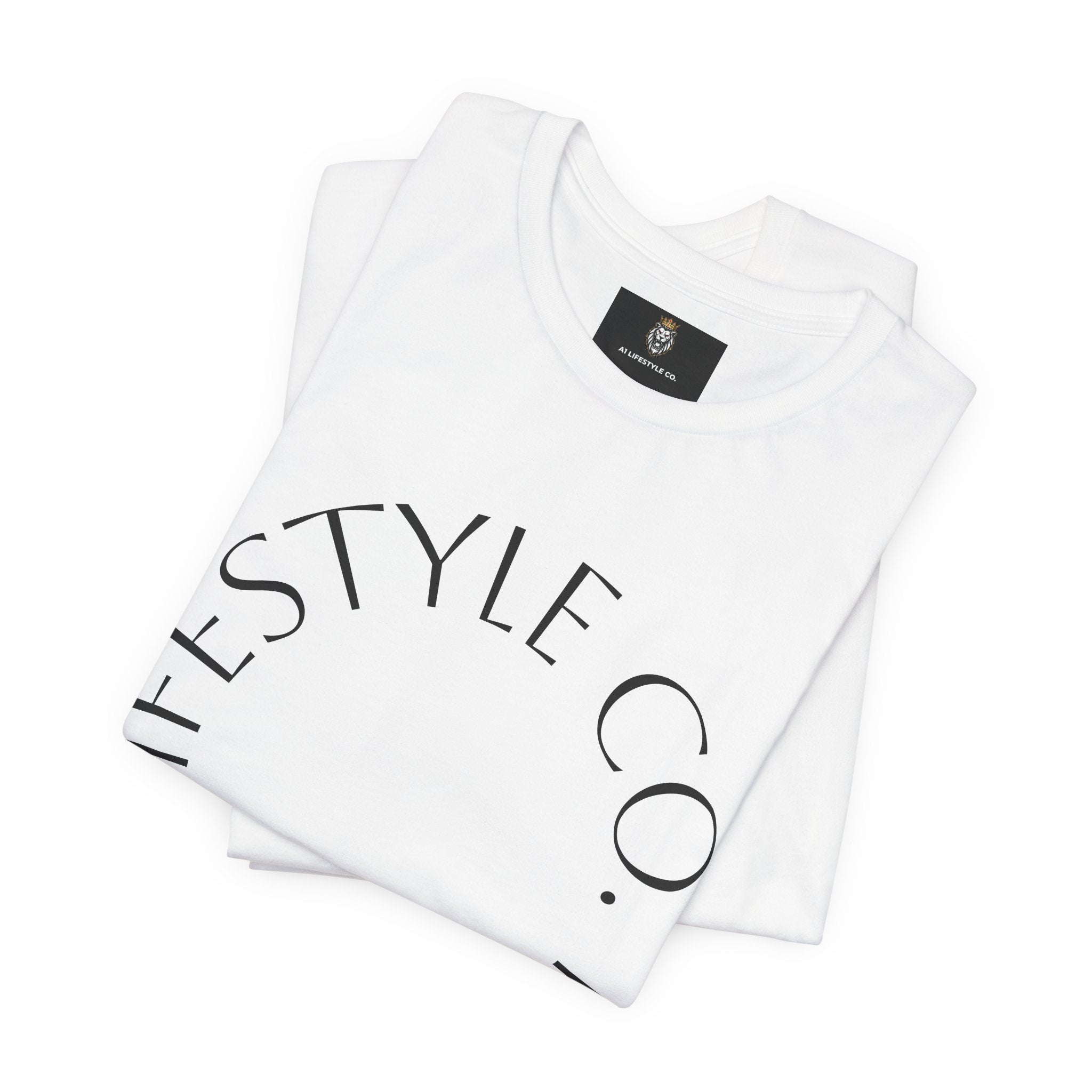 Circular 'A1 LIFESTYLE CO. TRIBE.' Minimal Logo Tee