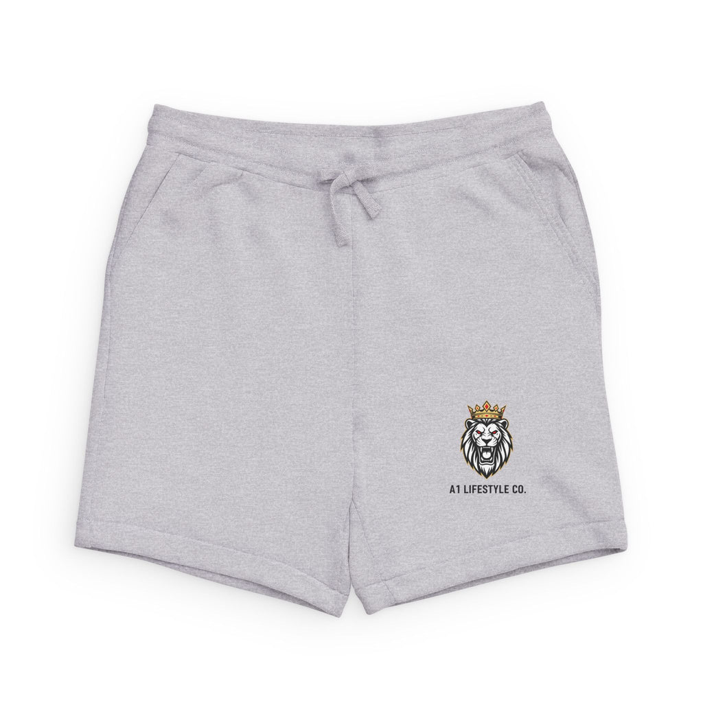 Embroidered Lion Logo Sweatshorts — AI Lifestyle Co. Casual Shorts