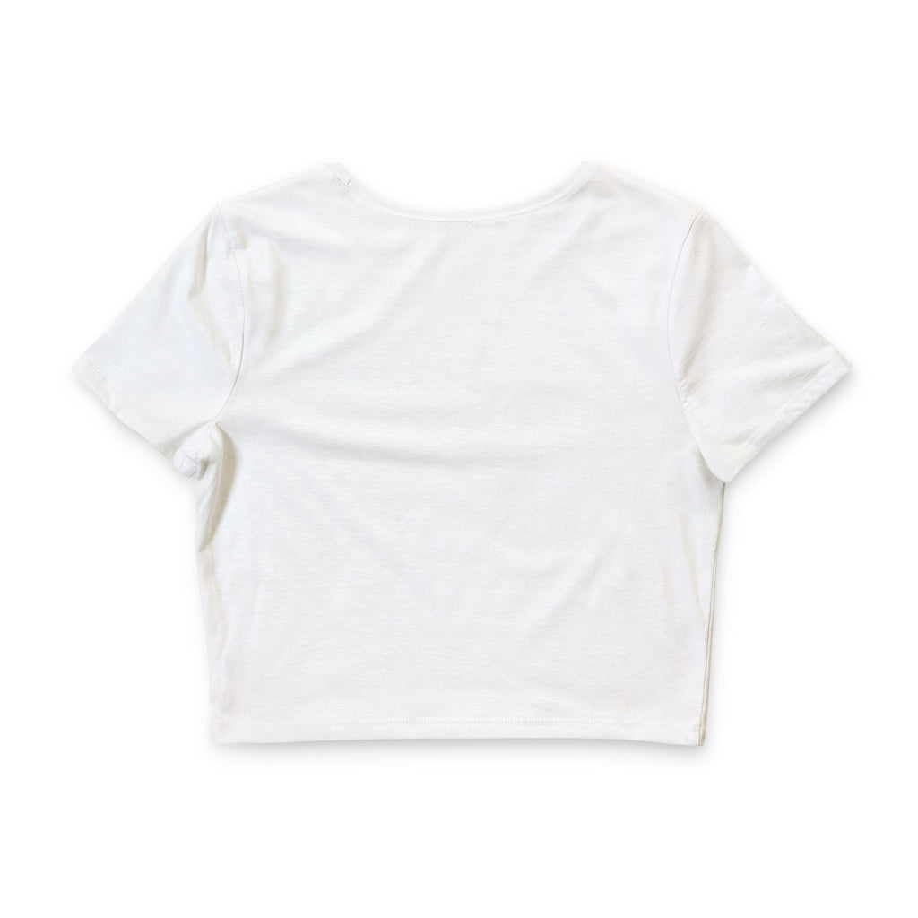 Queens Don't Fold Crop Tee — A1 Lifestyle Co. Feminist Statement Graphic Top