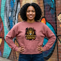 Crowned in Chaos Cropped Sweatshirt — A1 Lifestyle Co. Graphic