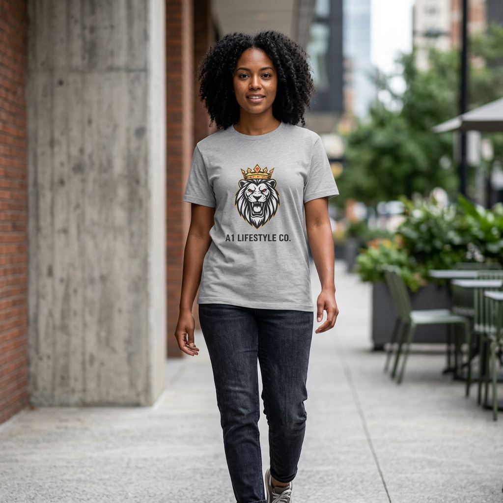 Lion Crown T-Shirt — A1 Lifestyle Co. Tee