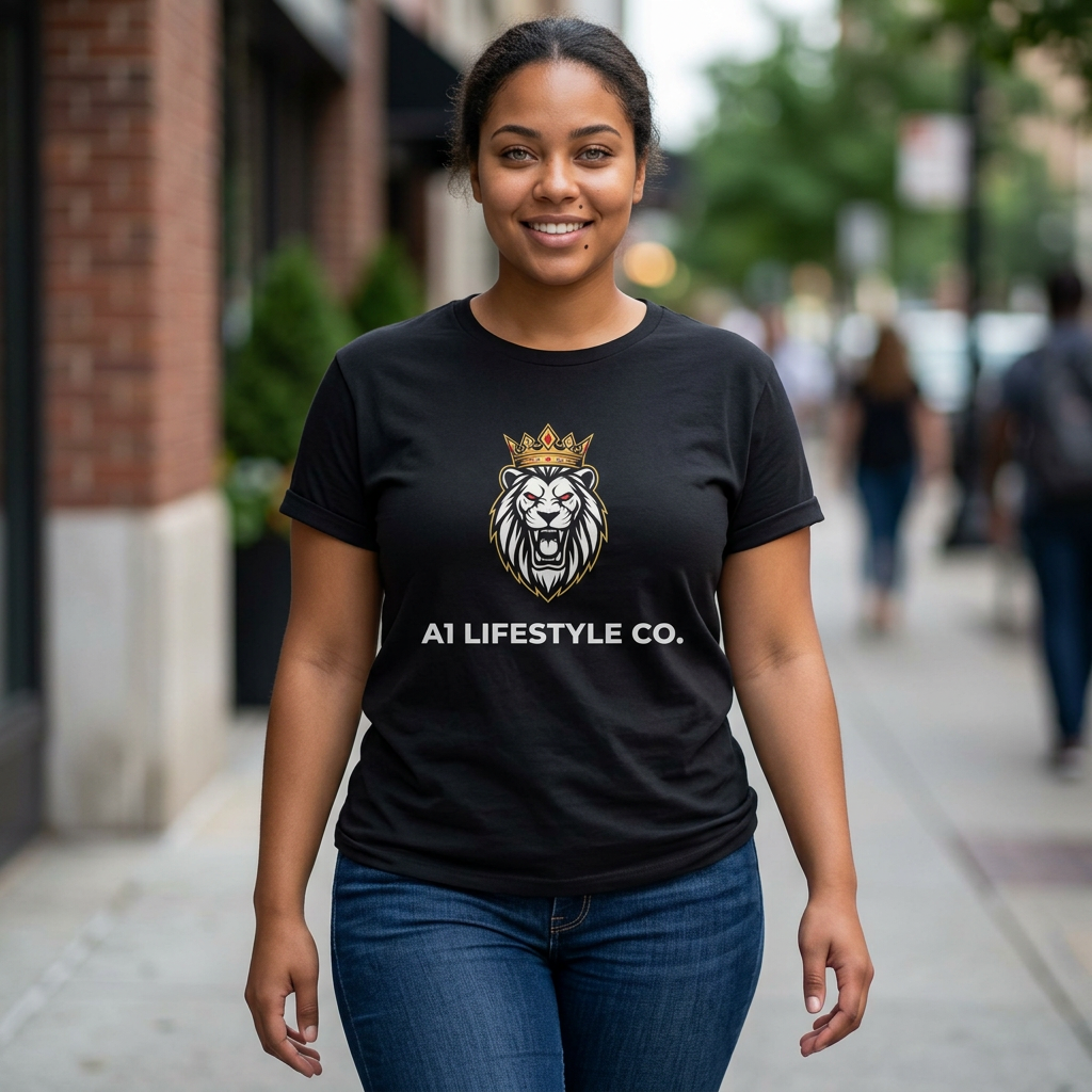 Lion Crown T-Shirt — A1 Lifestyle Co. Tee