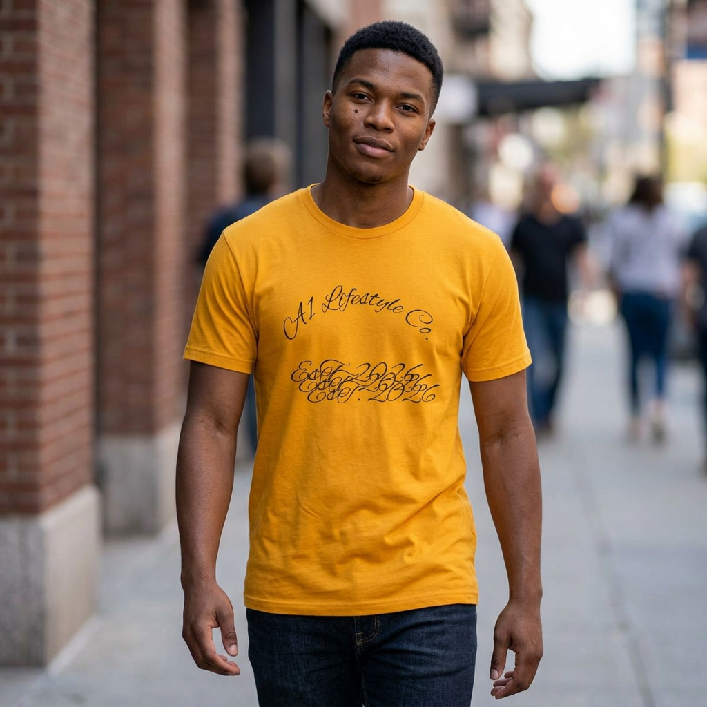 A1 Lifestyle Co. Est 2026 Cotton Crew Tee