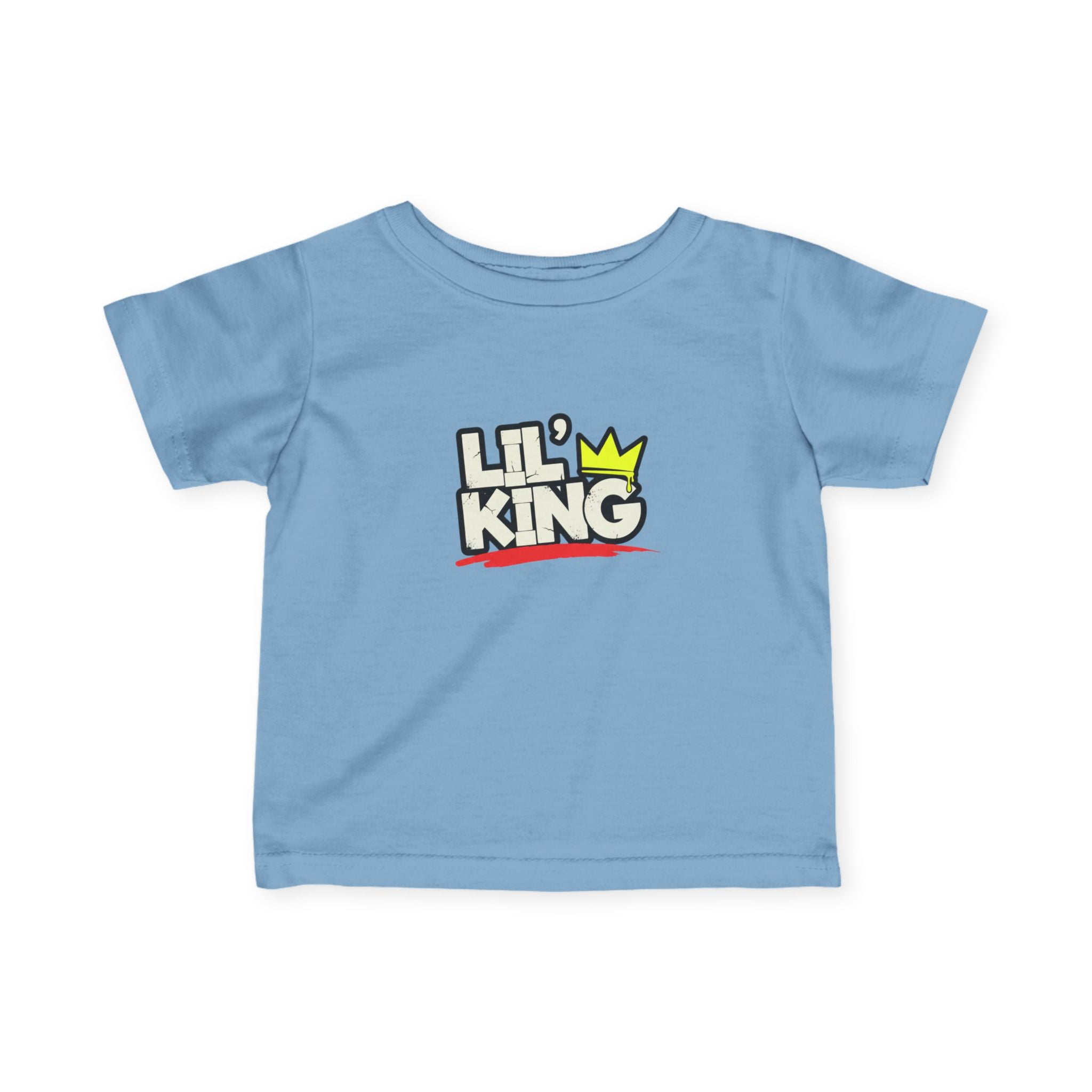 Infant Tee - "Lil' King" Crown Graphic Baby Shirt