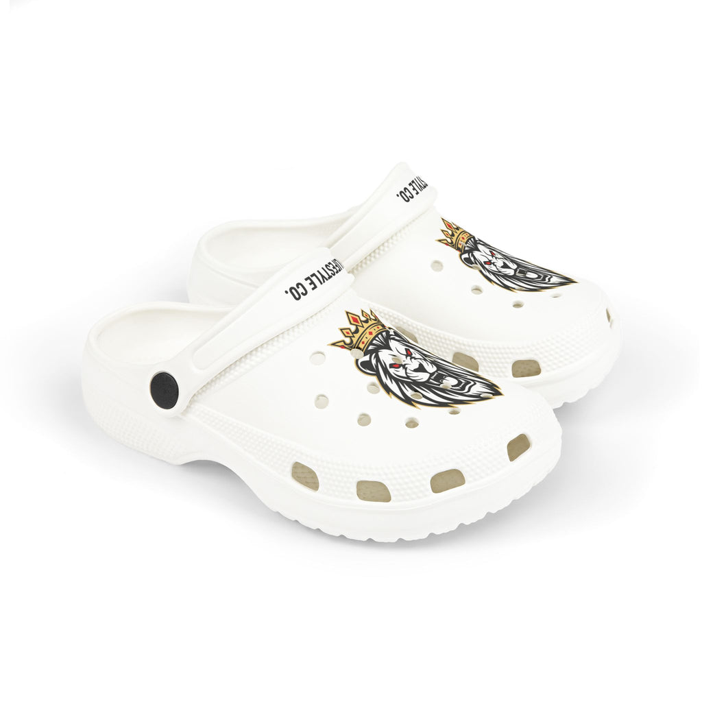 Kids Foam Clogs — A1 Lifestyle Co. Regal Lion Crown Graphic