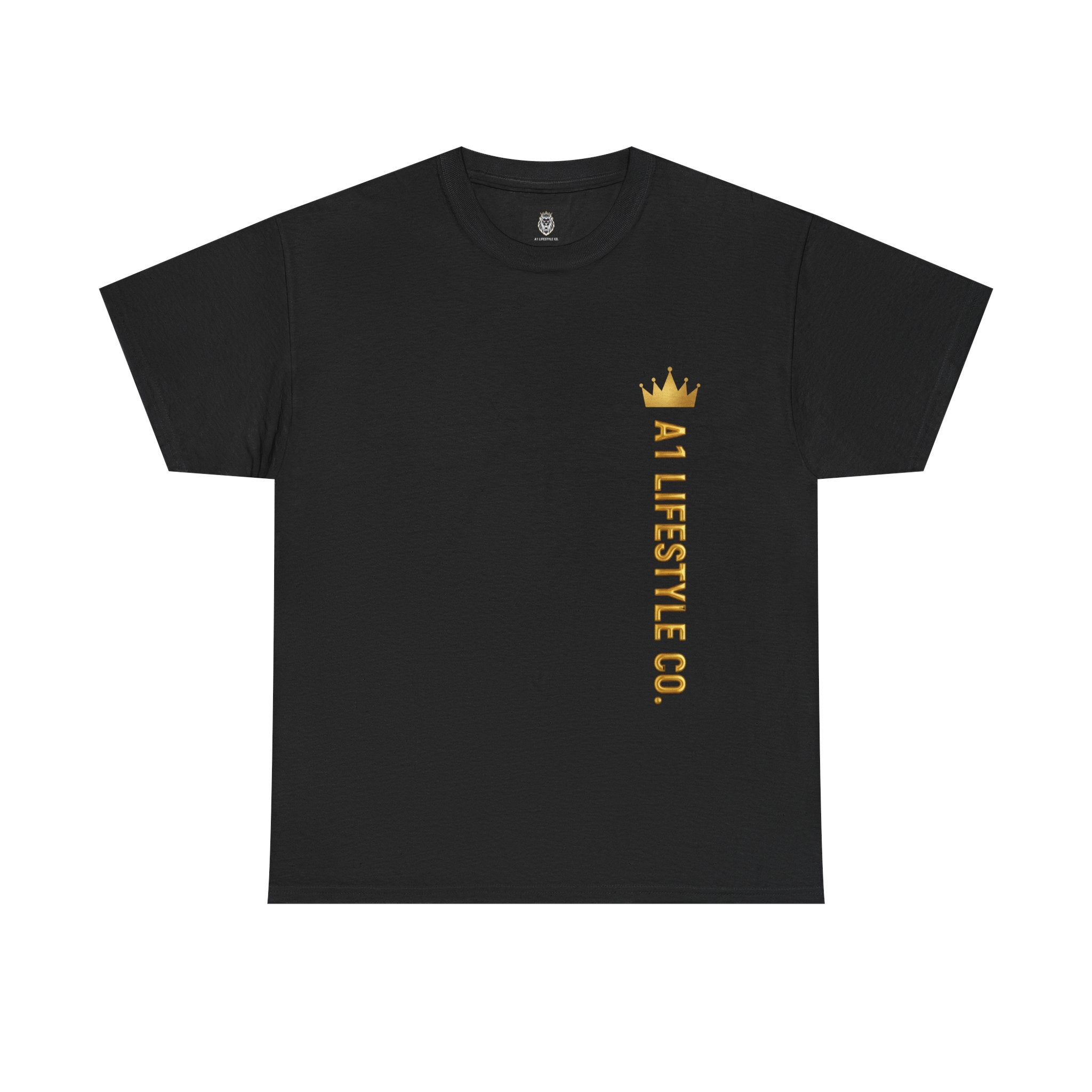 Gold Crown Tee — A1 Lifestyle Co. Minimal Royalty Graphic T-Shirt