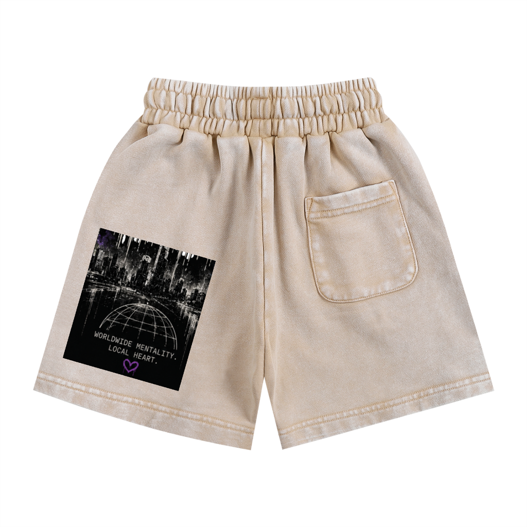 A1 Lifestyle Co. Snow Washed Kids' Shorts