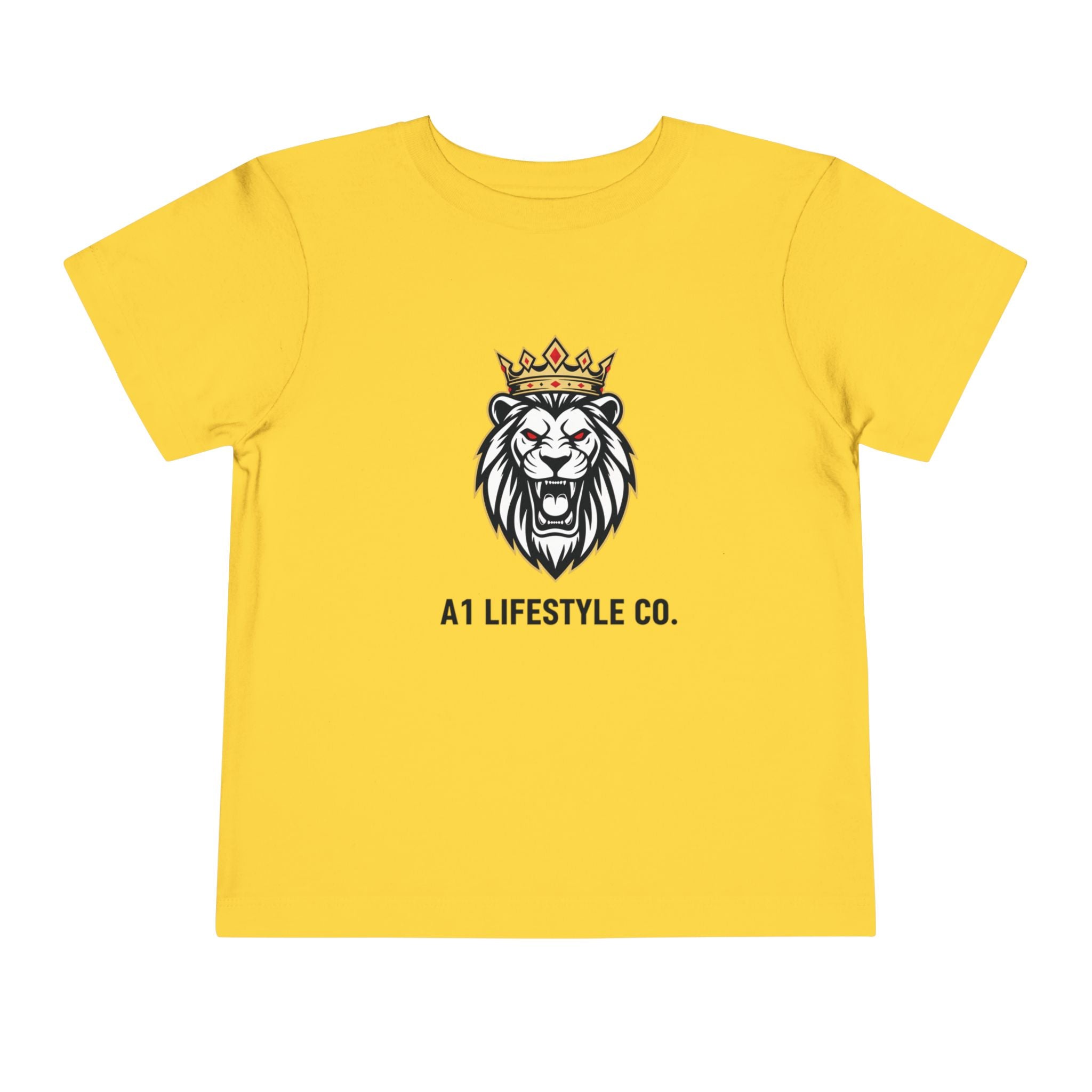 Toddler Tee — A1 Lifestyle Co. Crowned Lion Graphic