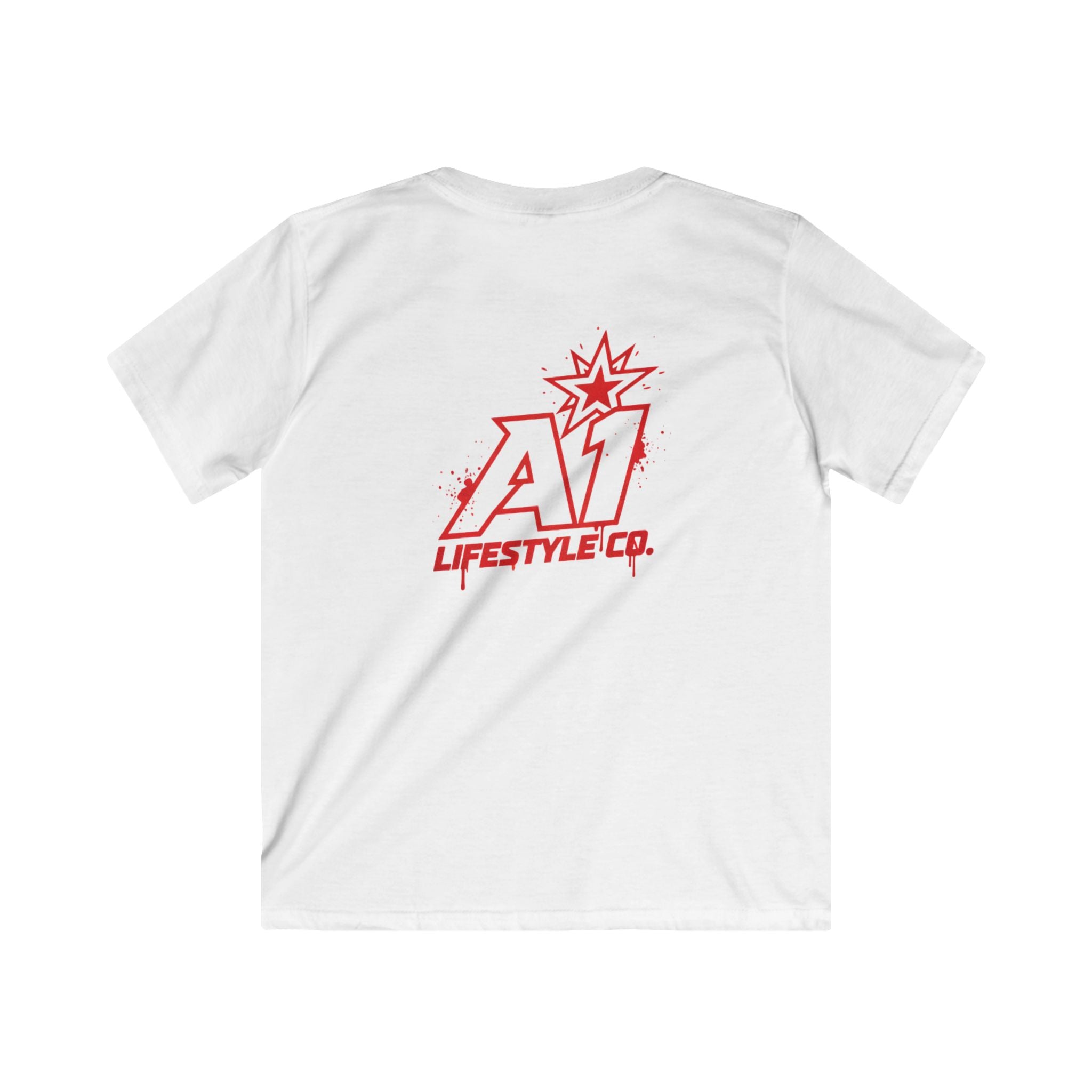 Kids Tee — Red A1 Lifestyle Co. Logo Tee for Boys & Girls