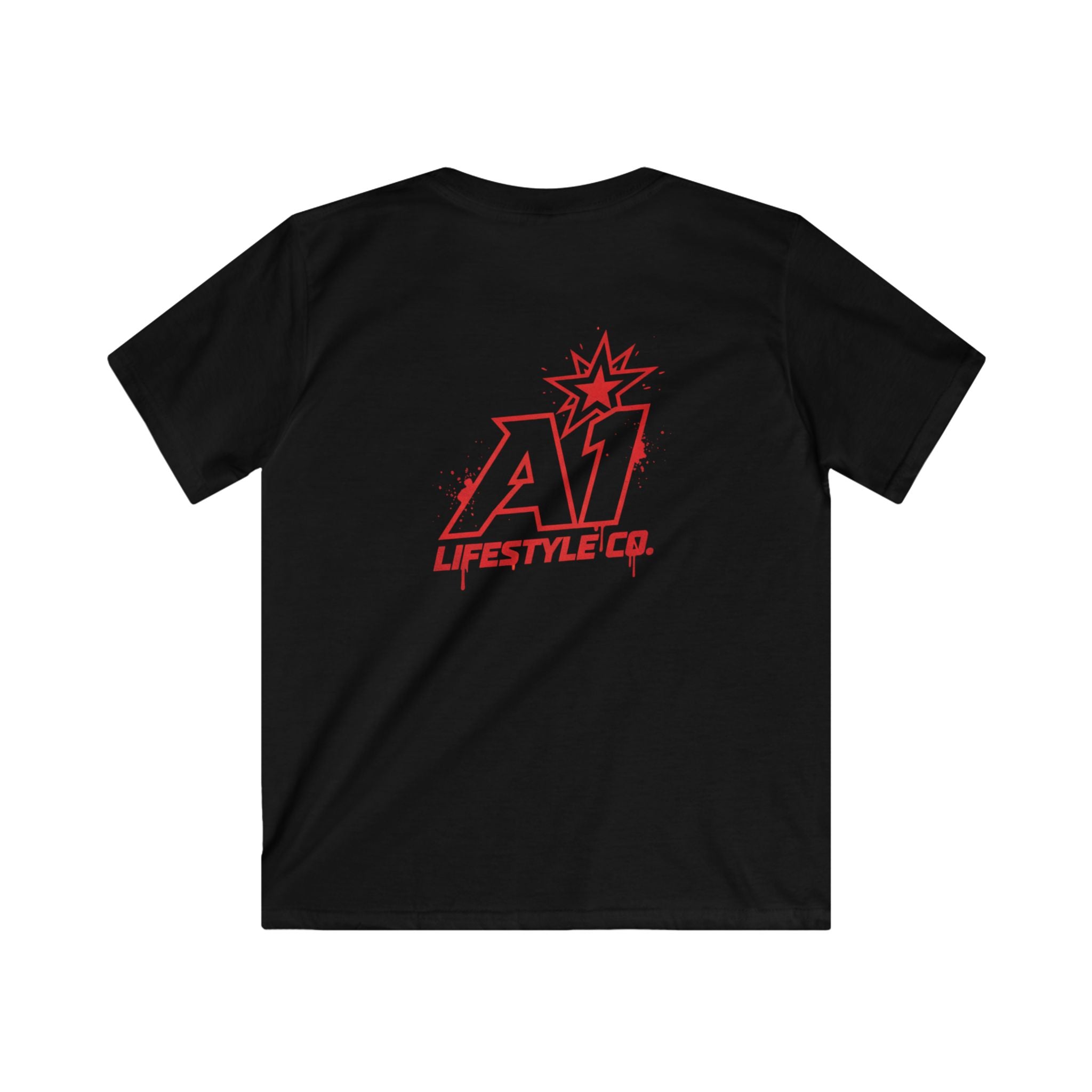 Kids Tee — Red A1 Lifestyle Co. Logo Tee for Boys & Girls