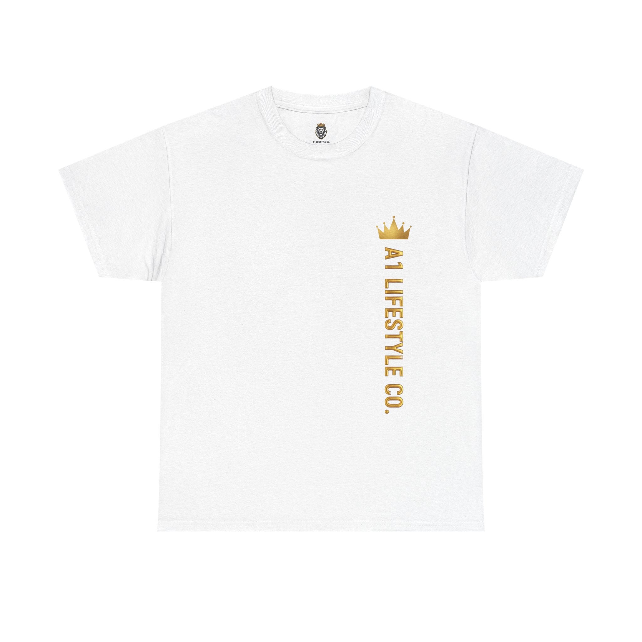 Gold Crown Tee — A1 Lifestyle Co. Minimal Royalty Graphic T-Shirt
