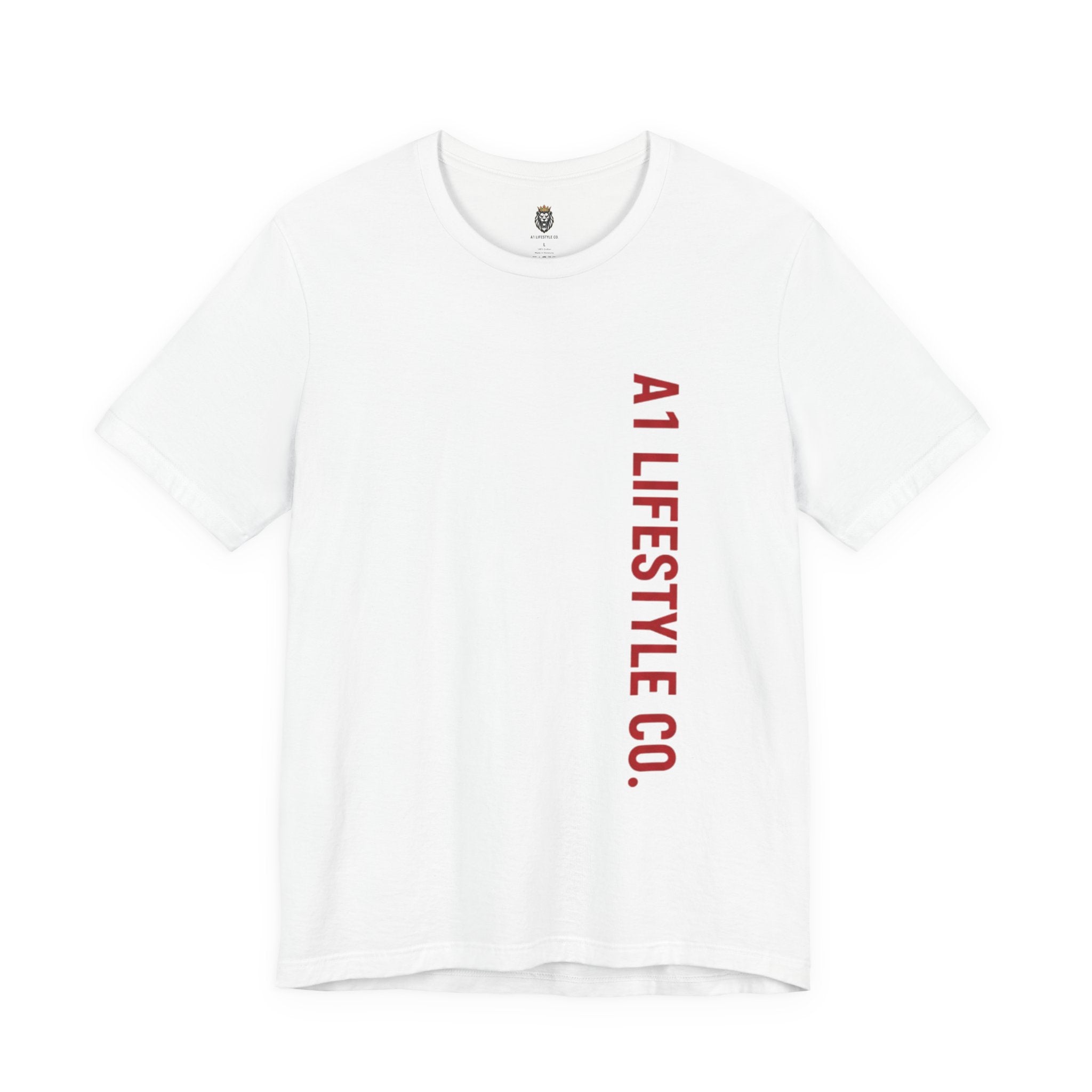 A1 Lifestyle Co. Dice Stack Graphic Tee — Retro Red Gaming T-Shirt