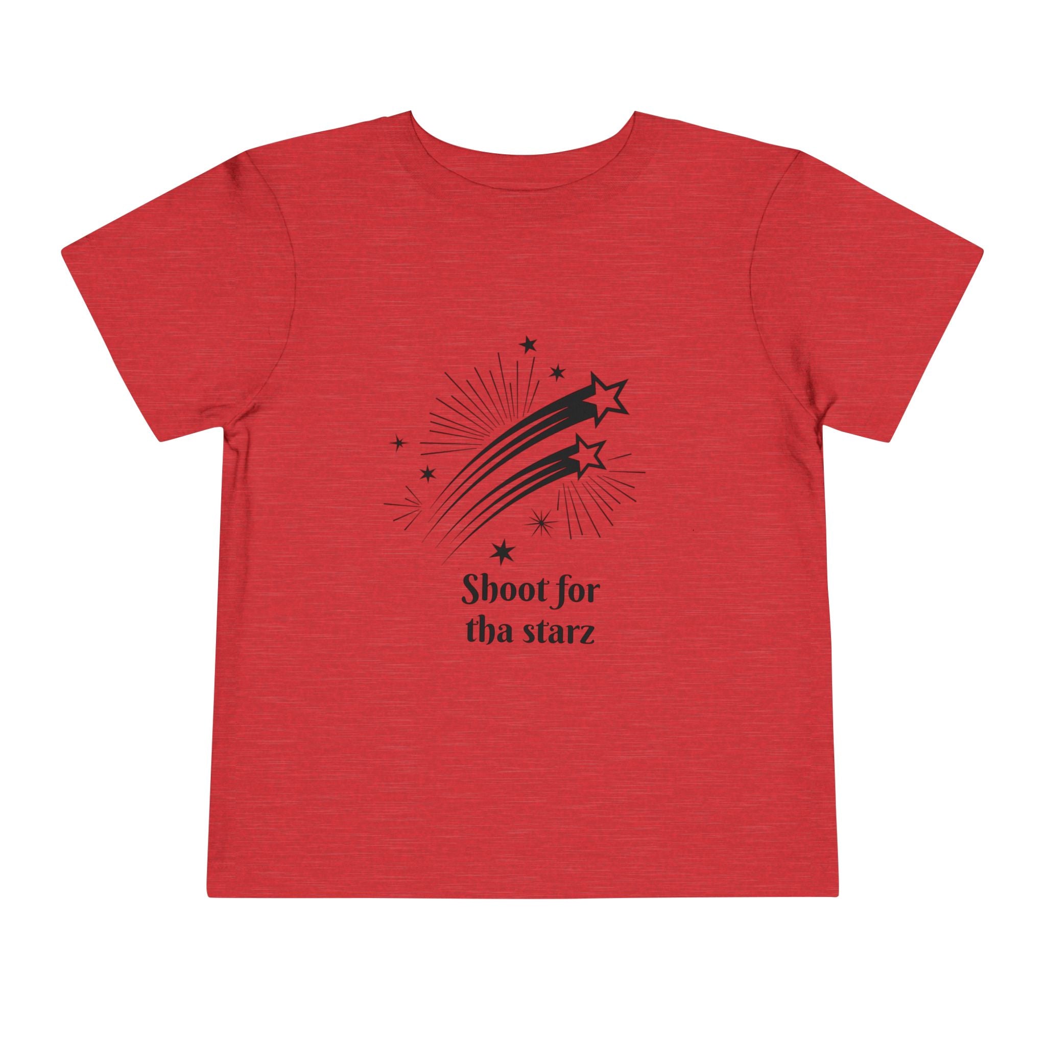 Toddler Tee — "A1 Lifestyle Co." Front with "Shoot for the Starz" Back