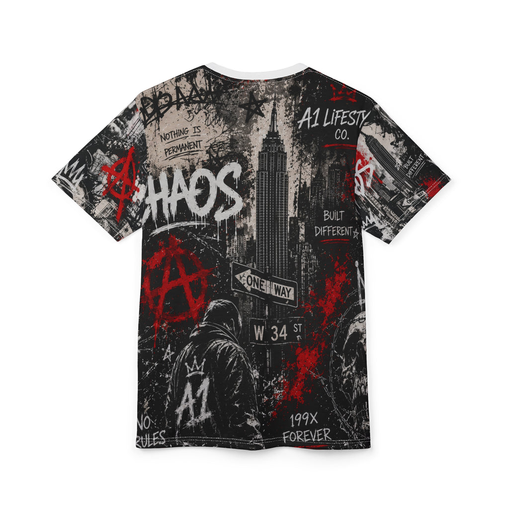 A1 Lifestyle Co. Skull Streetwear Graffiti Tee