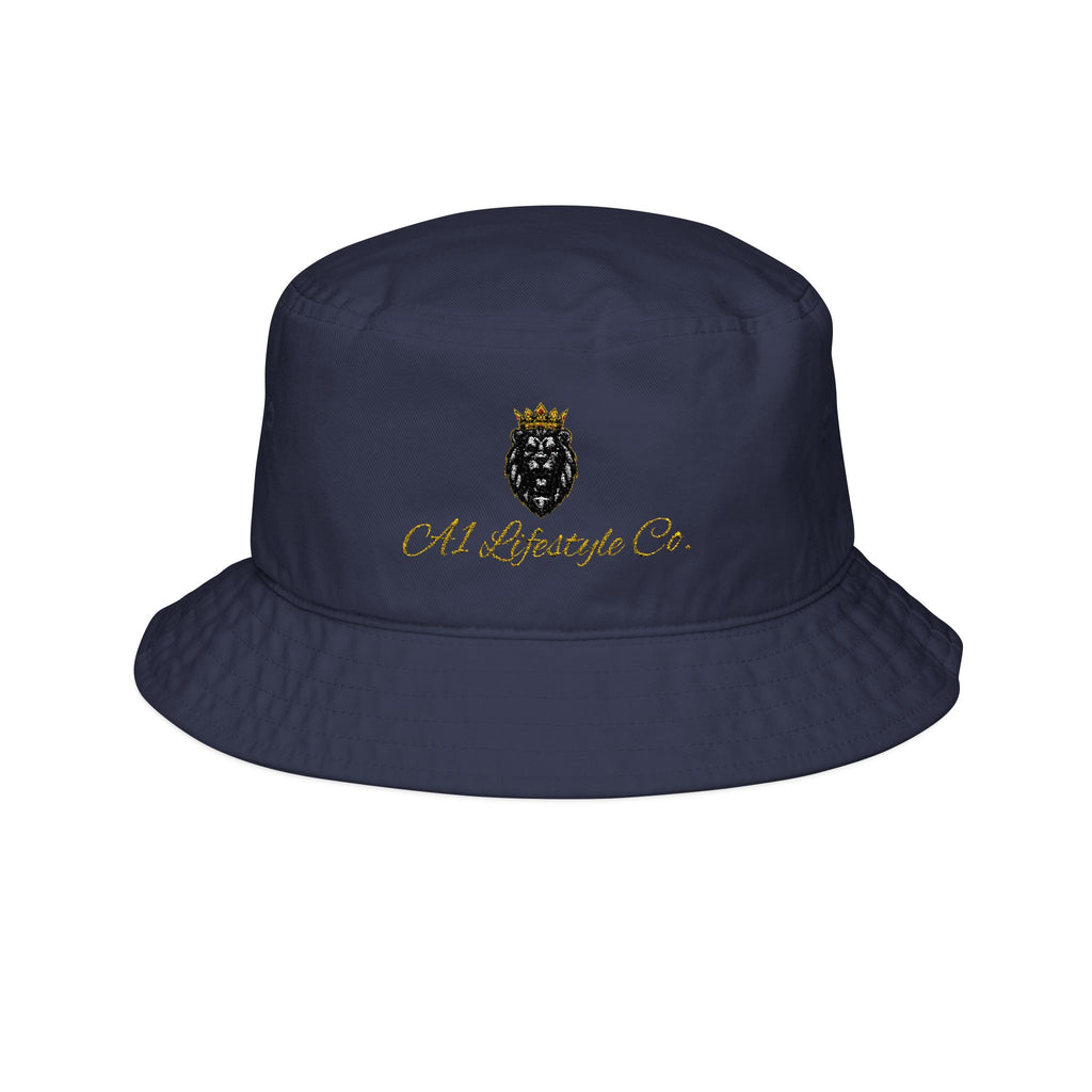 A1 Lifestyle Co. Embroidered Crowned Lion Bucket Hat — Old Baroque Co. Logo
