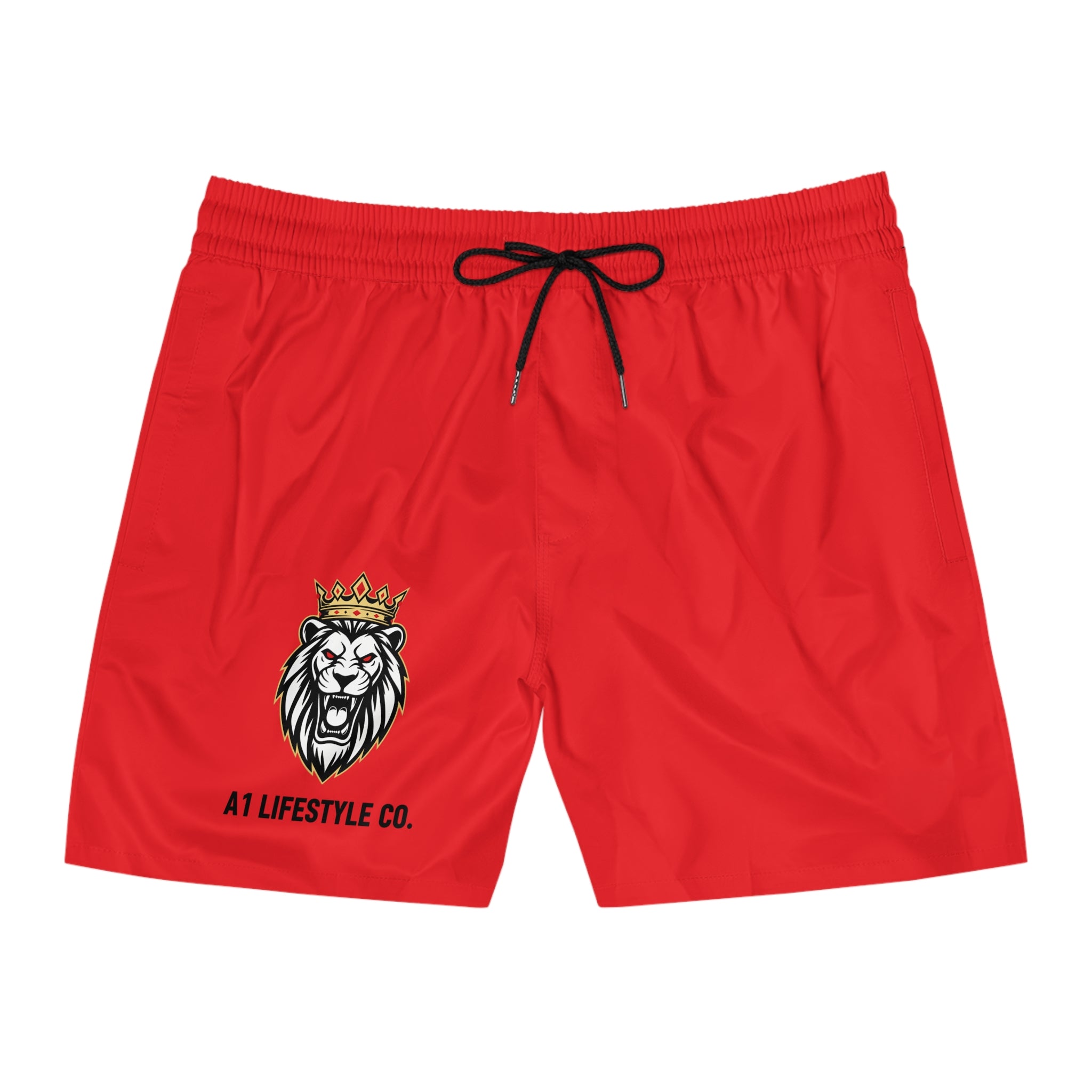 Men's Swim Shorts — Red Lion Crest A1 Lifestyle Swim Trunks