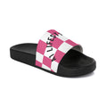 Women's Pink Checkered "A1 LIFESTYLE CO." Slides