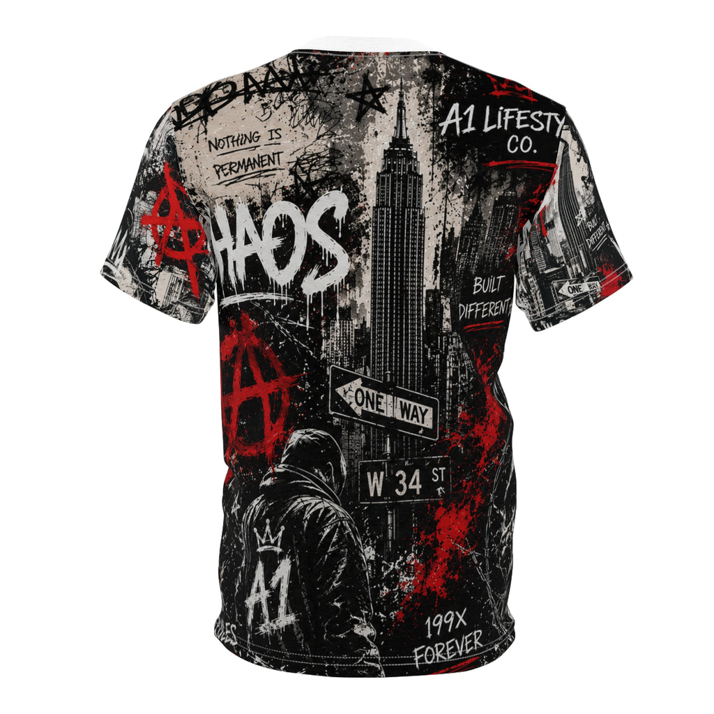 A1 Lifestyle Co. Skull Streetwear Graffiti Tee