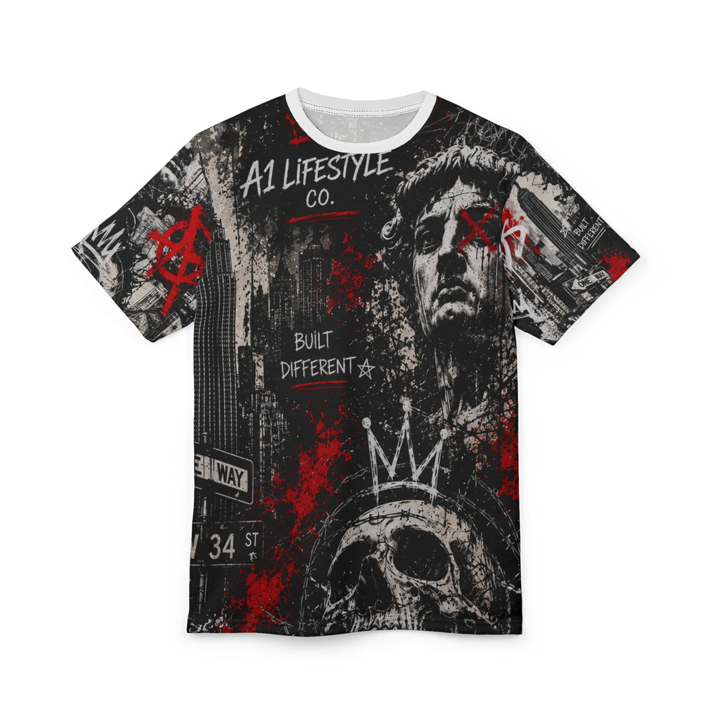 A1 Lifestyle Co. Skull Streetwear Graffiti Tee