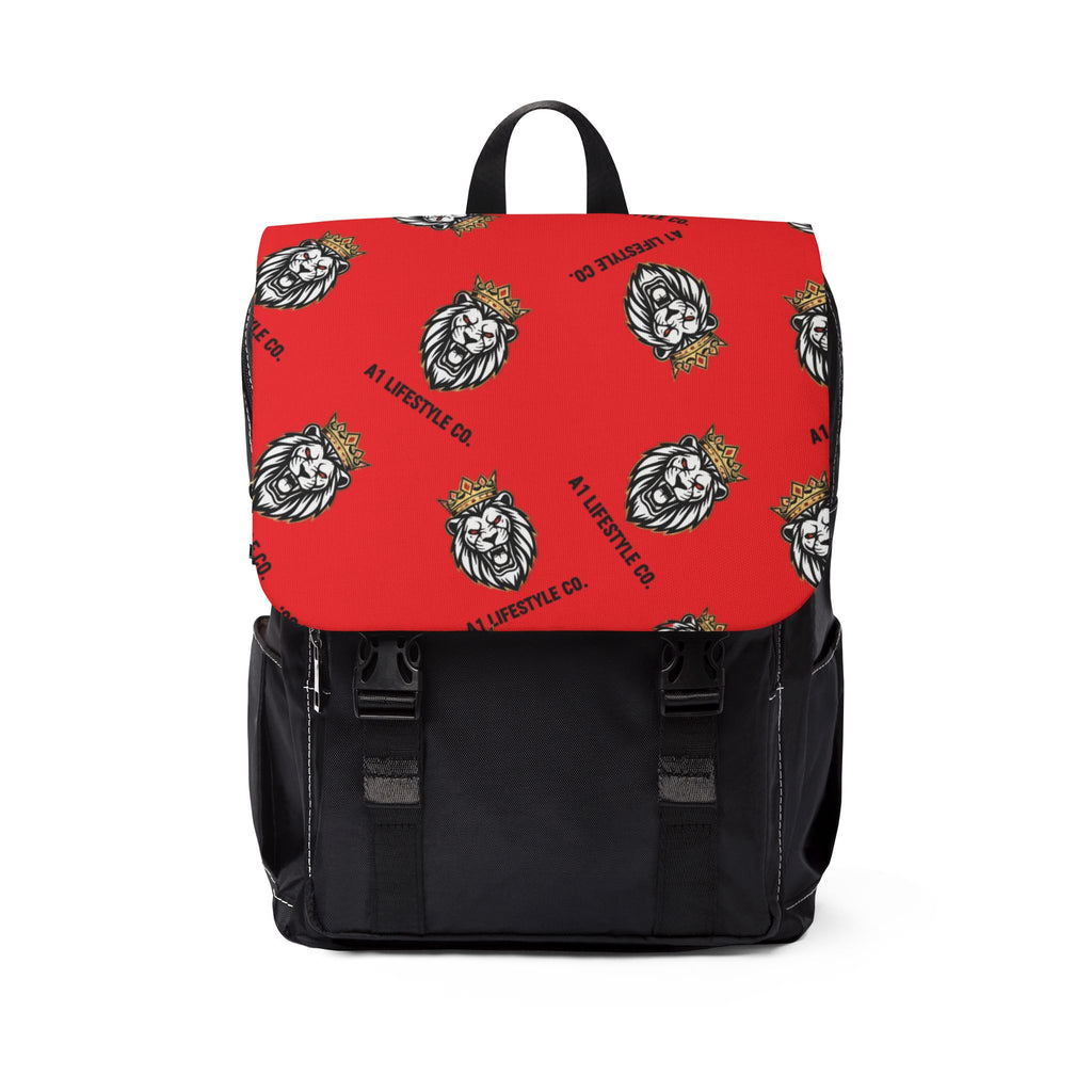 Lion Crest A1 Lifestyle Co. Red Casual Backpack