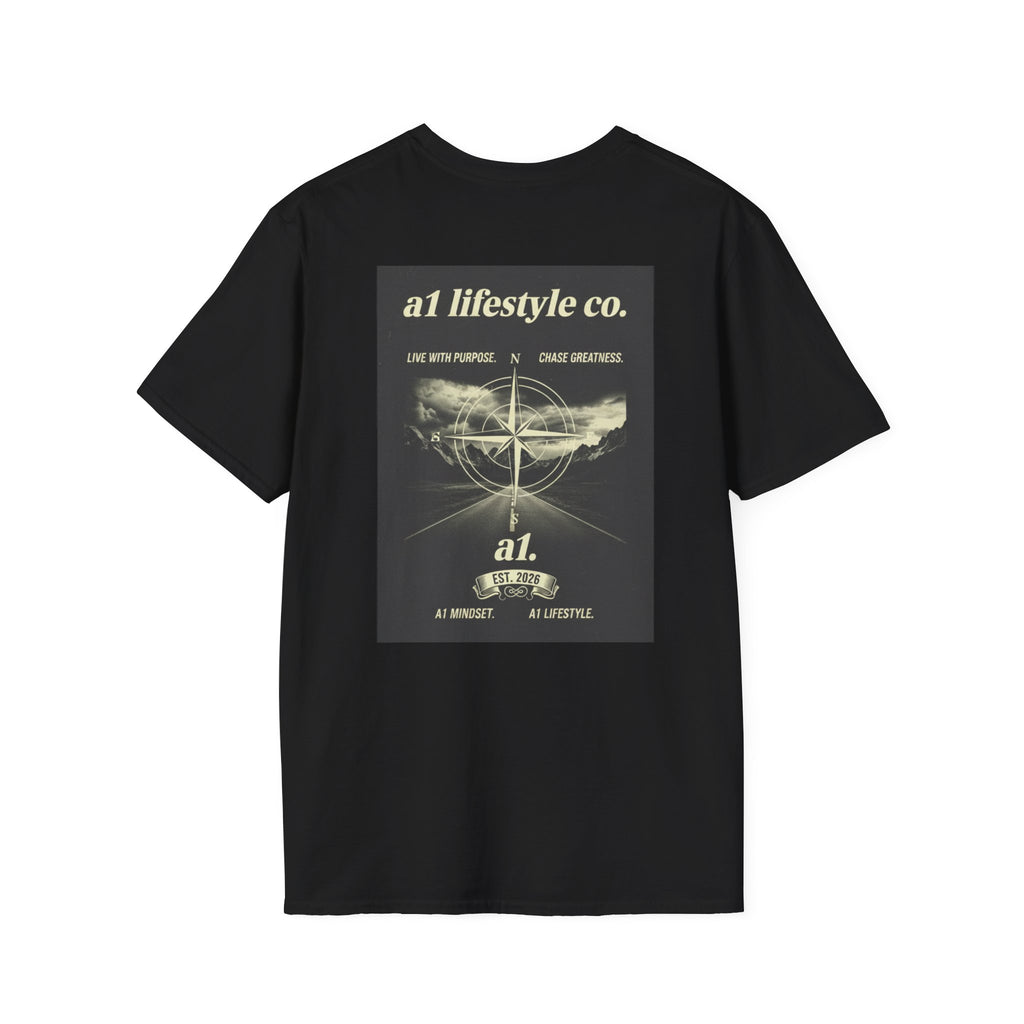 A1 Lifestyle Co. Globe Tee — Retro Earth Graphic T-Shirt